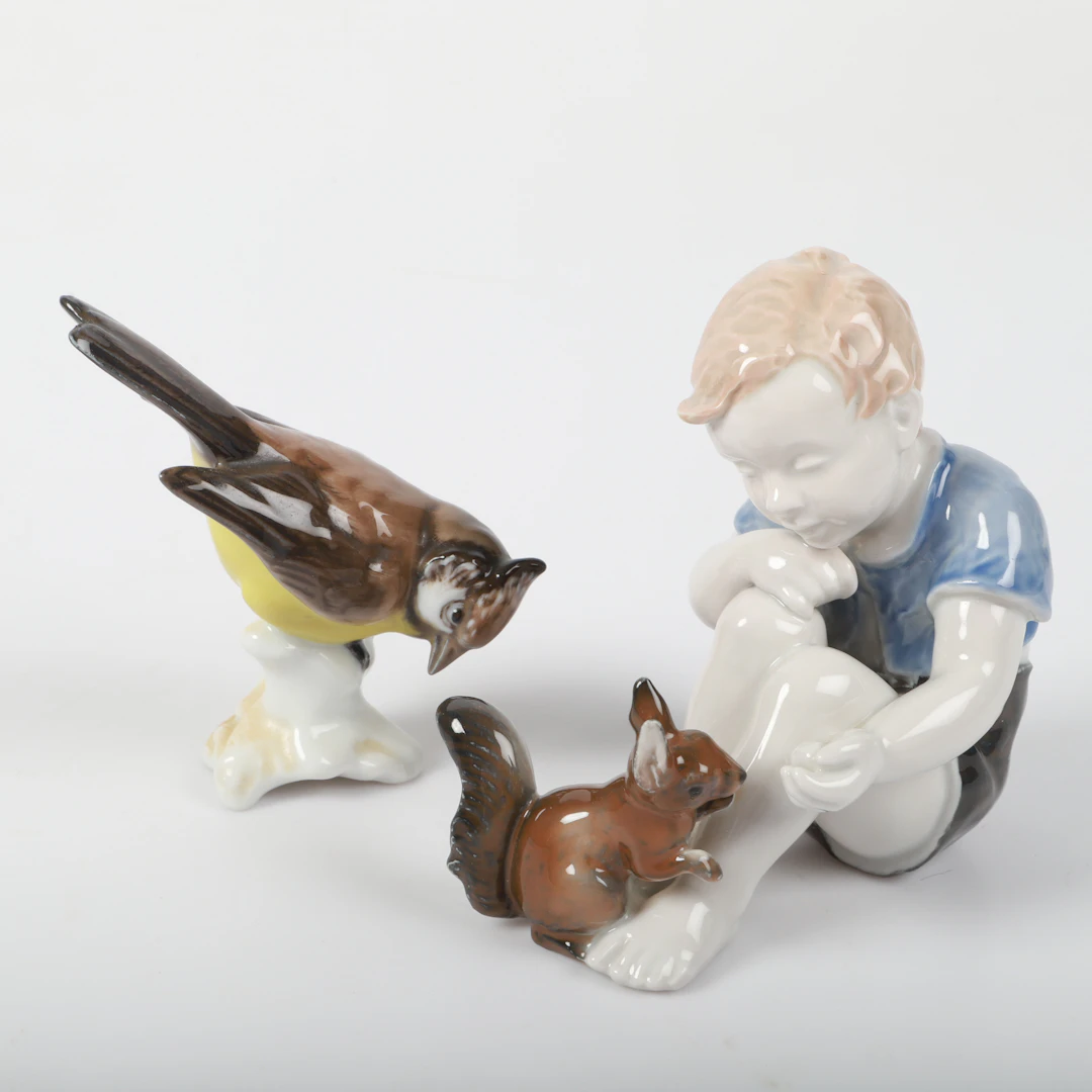 FIGURINER, 2 stycken, porslin, Rosenthal, Tyskland.