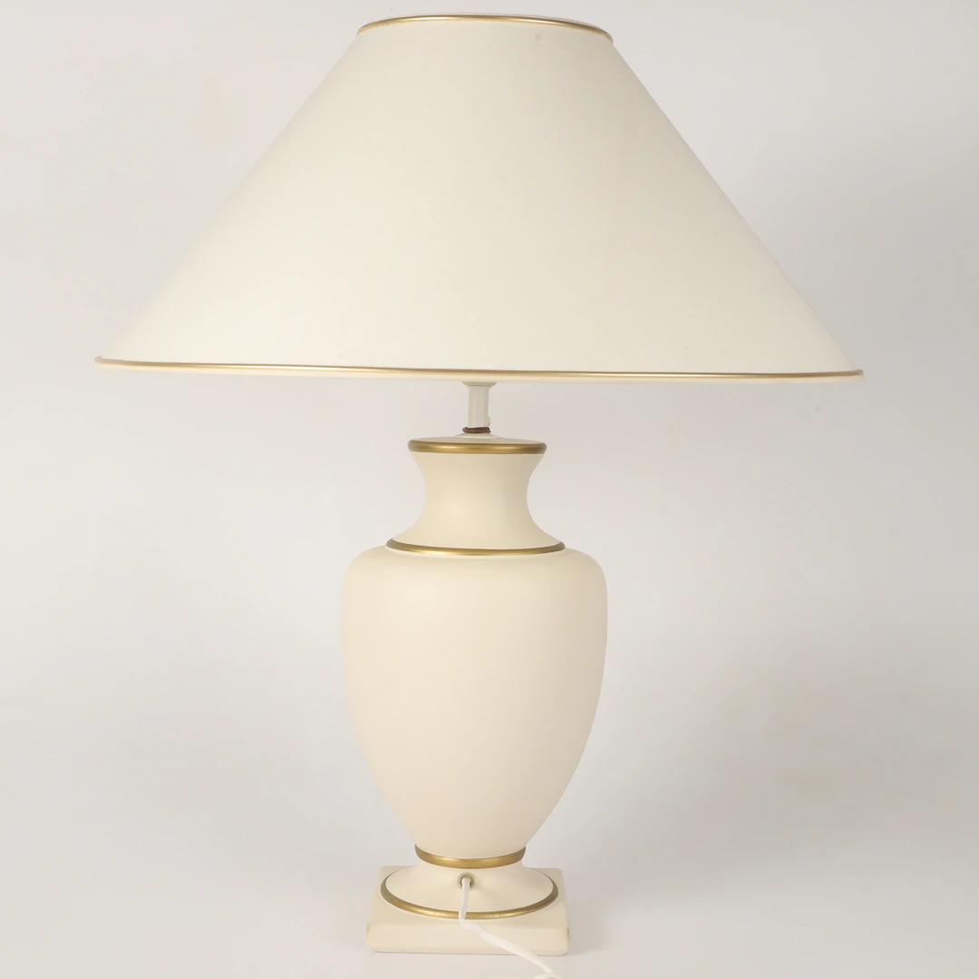 BORDSLAMPA, gips/konstmassa.