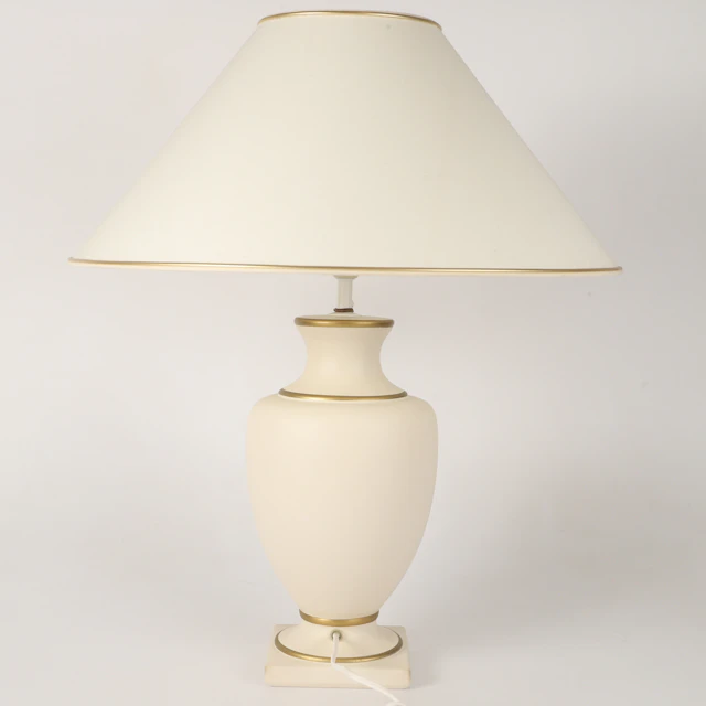 BORDSLAMPA, gips/konstmassa.