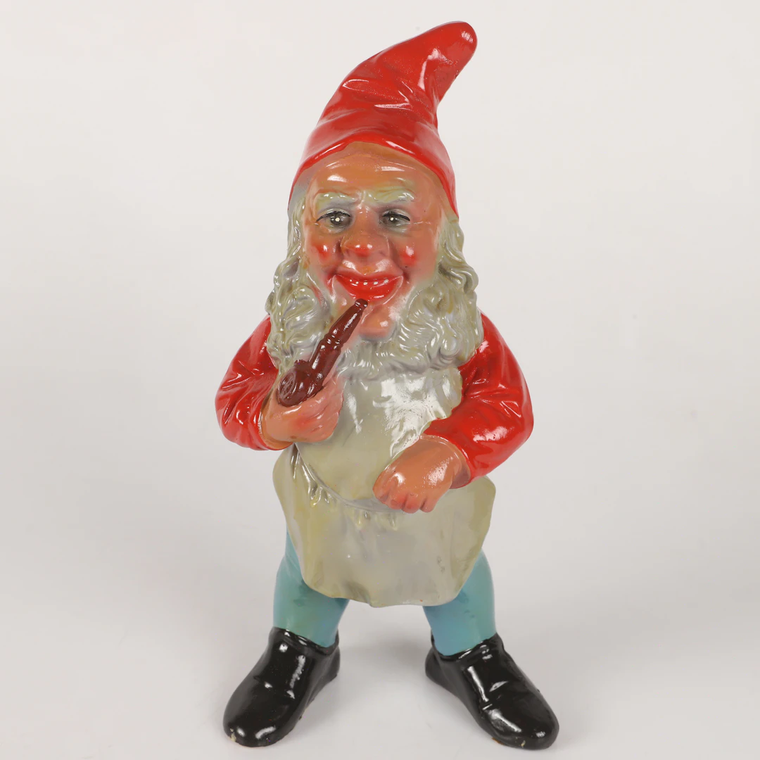 Figurin, tomte, terrakotta, Tyskland, 1900-tal.