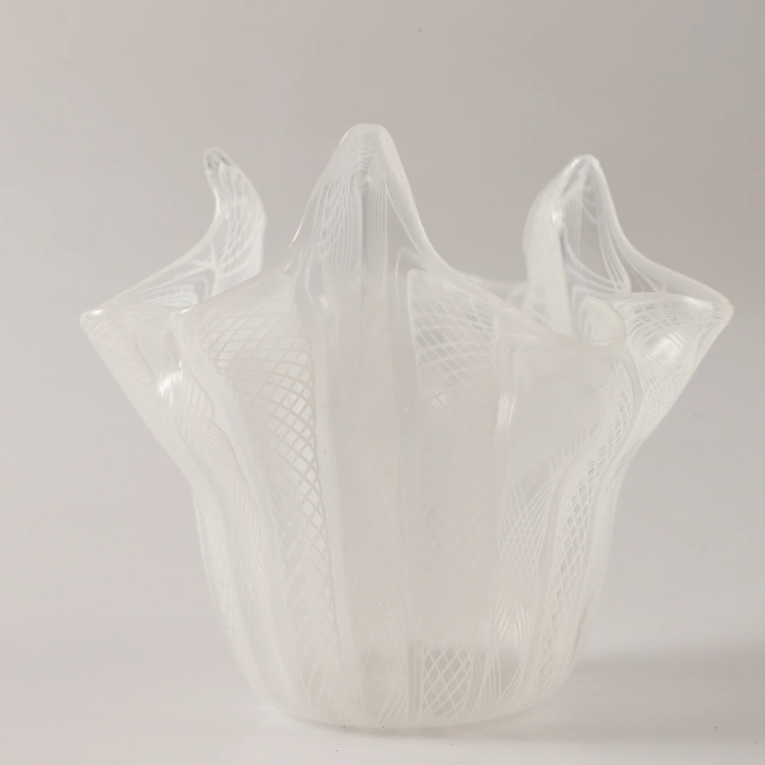 ÄSDUKSVAS, konstglas, Murano, Italien.