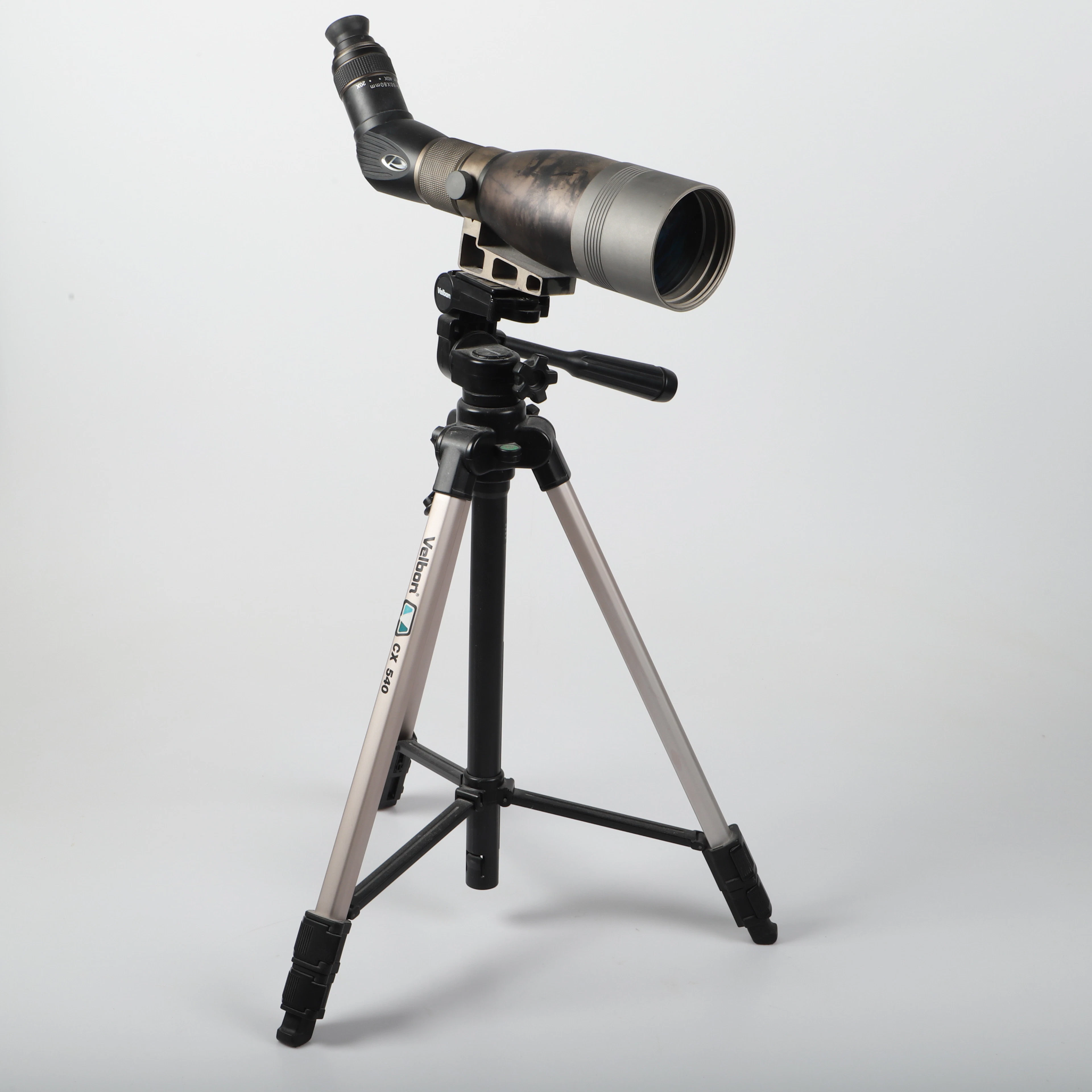 KIKARE MED STATIV, 20X-60X, 80mm, 1900-/2000-tal.