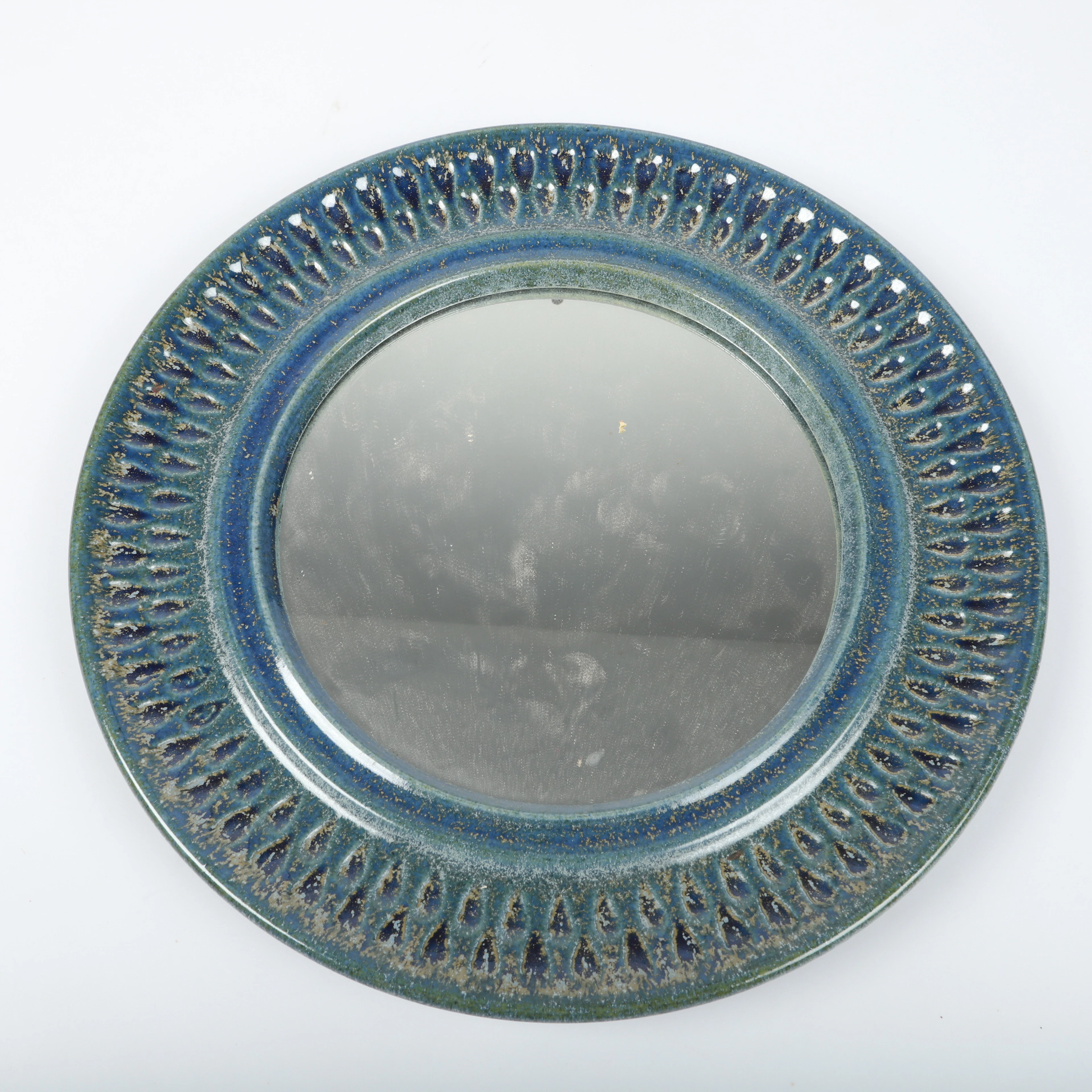 SPEGEL, glas/keramik, osignerad, 1960-tal.