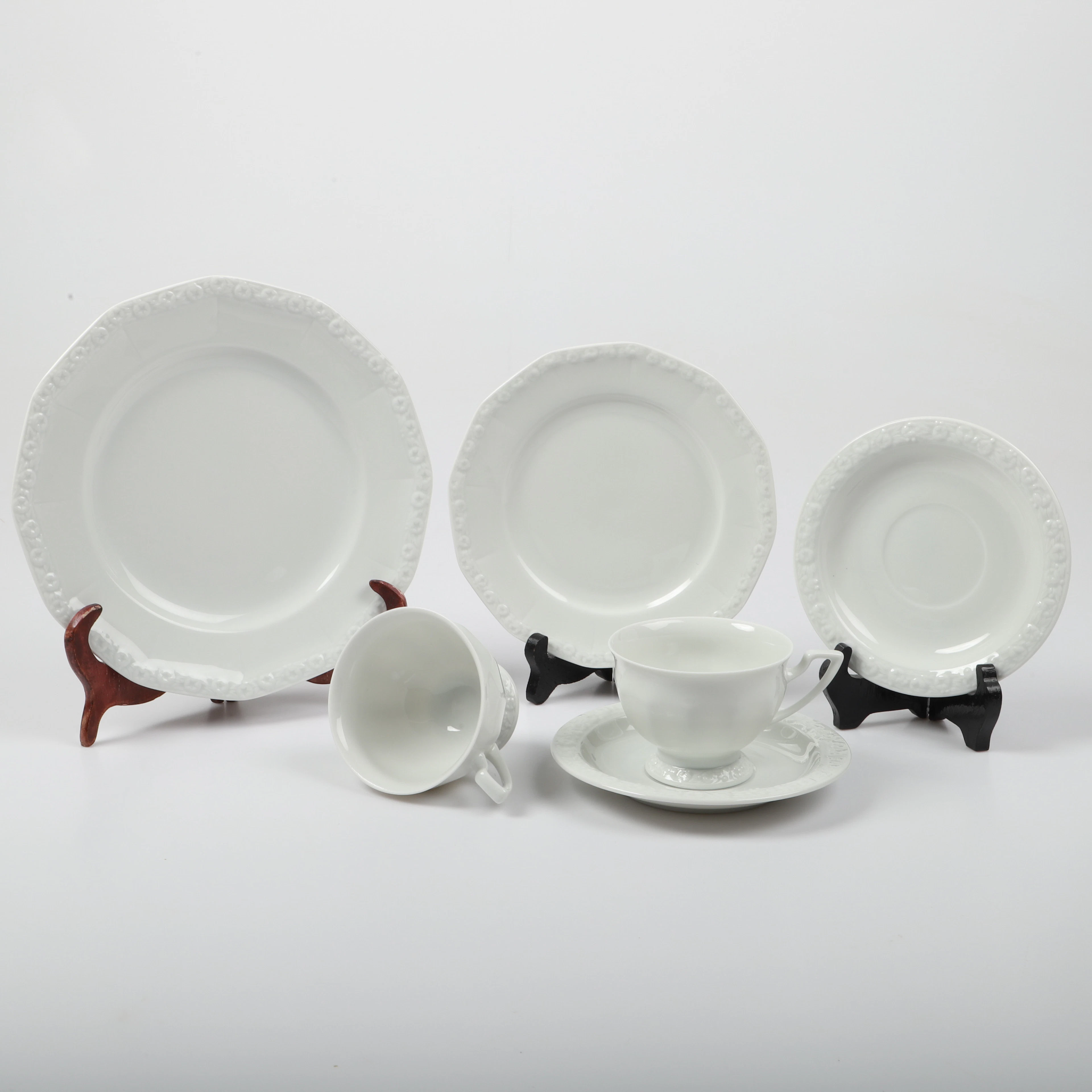 SERVISDELAR, 20 stycken, "Classic rose", Rosenthal.