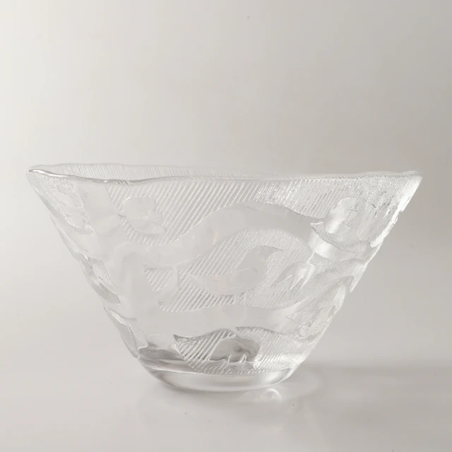 BERTIL VALLIEN. Skål, "Livets träd", glas, Boda.