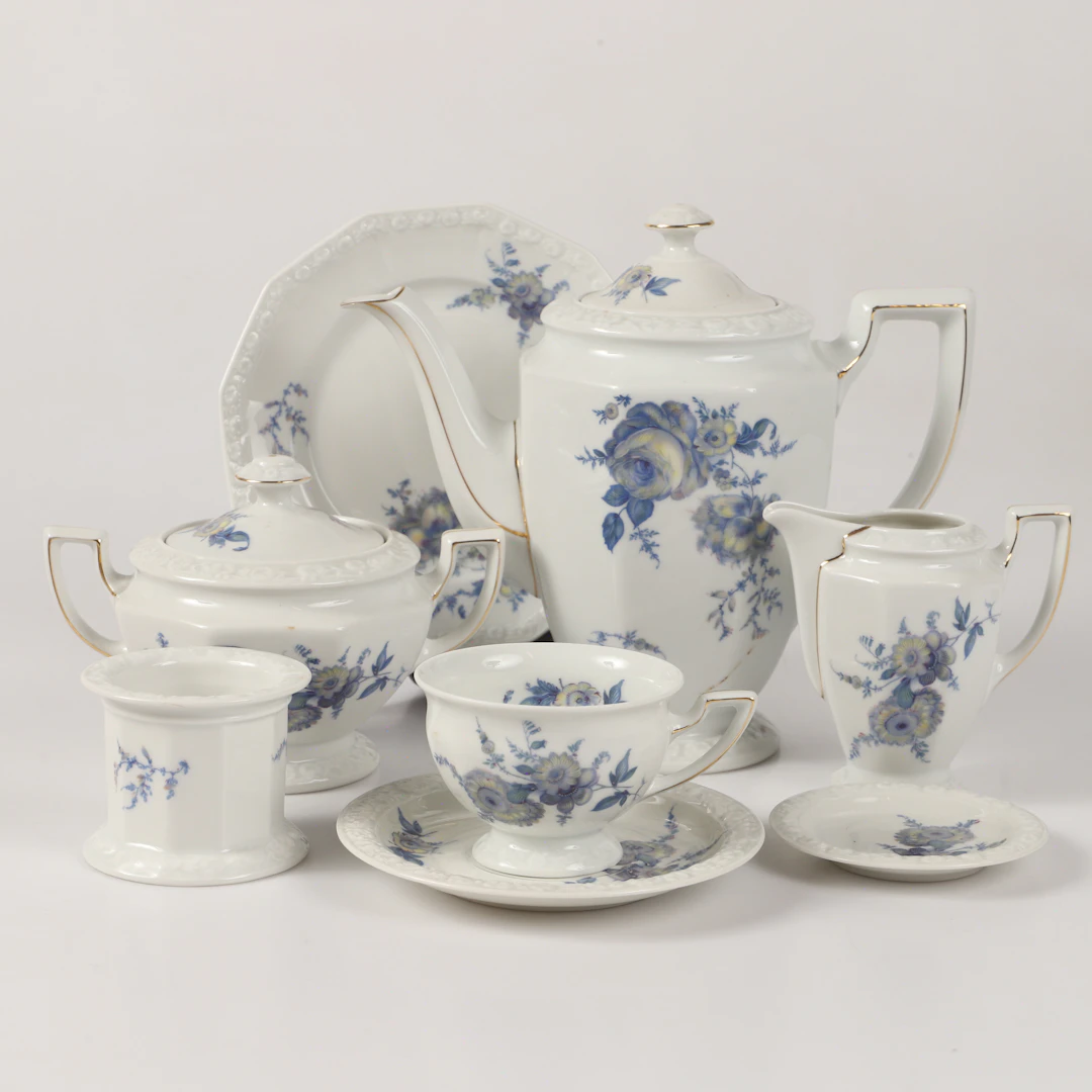 KAFFESERVIS, 35 delar, "Maria", porslin, Rosenthal, Tyskland.