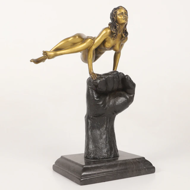 SKULPTUR, brons, Juno/JB Deposee, Paris, 1900-tal.