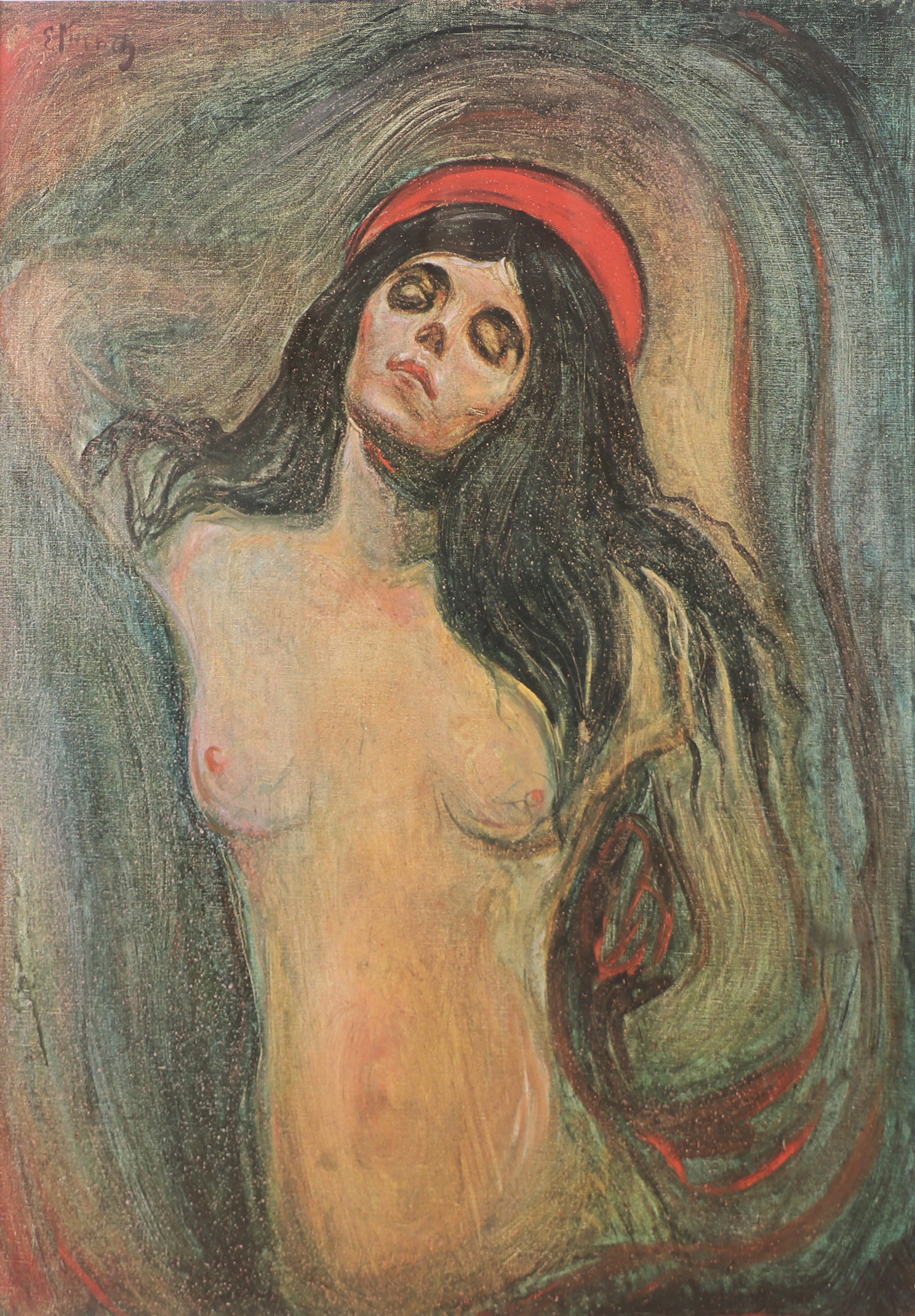EDVARD MUNCH. Utställningsaffisch Malmö konsthall.