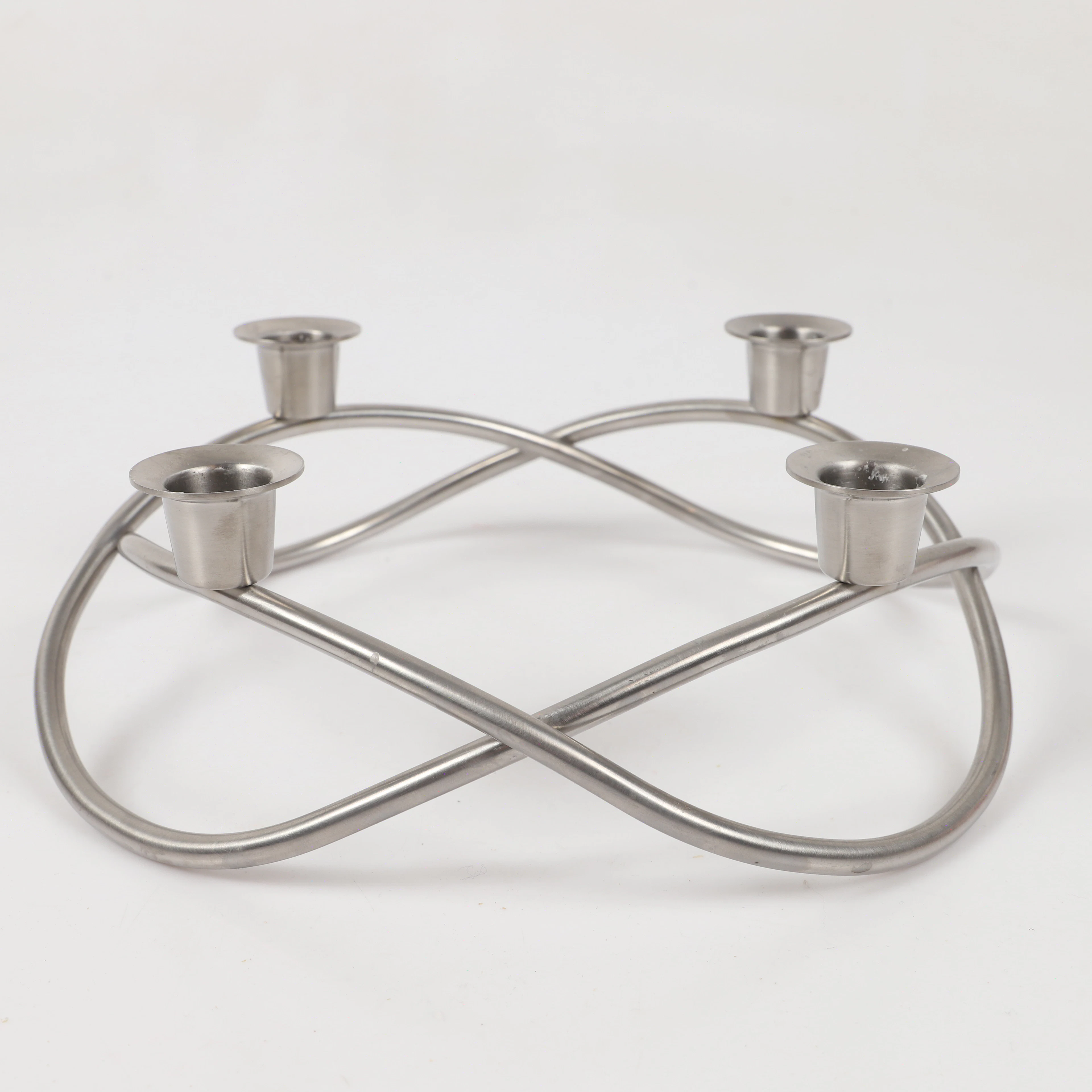 MARIA BERNTSEN. Ljusstake, "Season", rostfritt stål, Georg Jensen, Danmark.