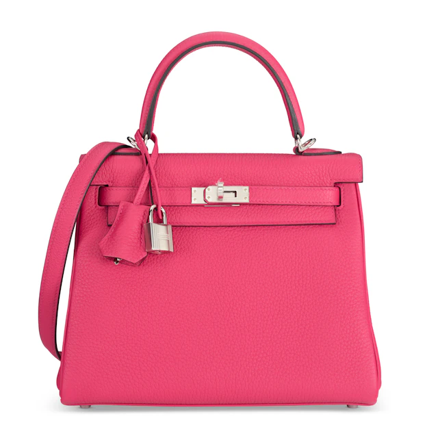 A ROSE MEXICO TOGO RETOURNÉ KELLY 25 WITH PALLADIUM HARDWARE