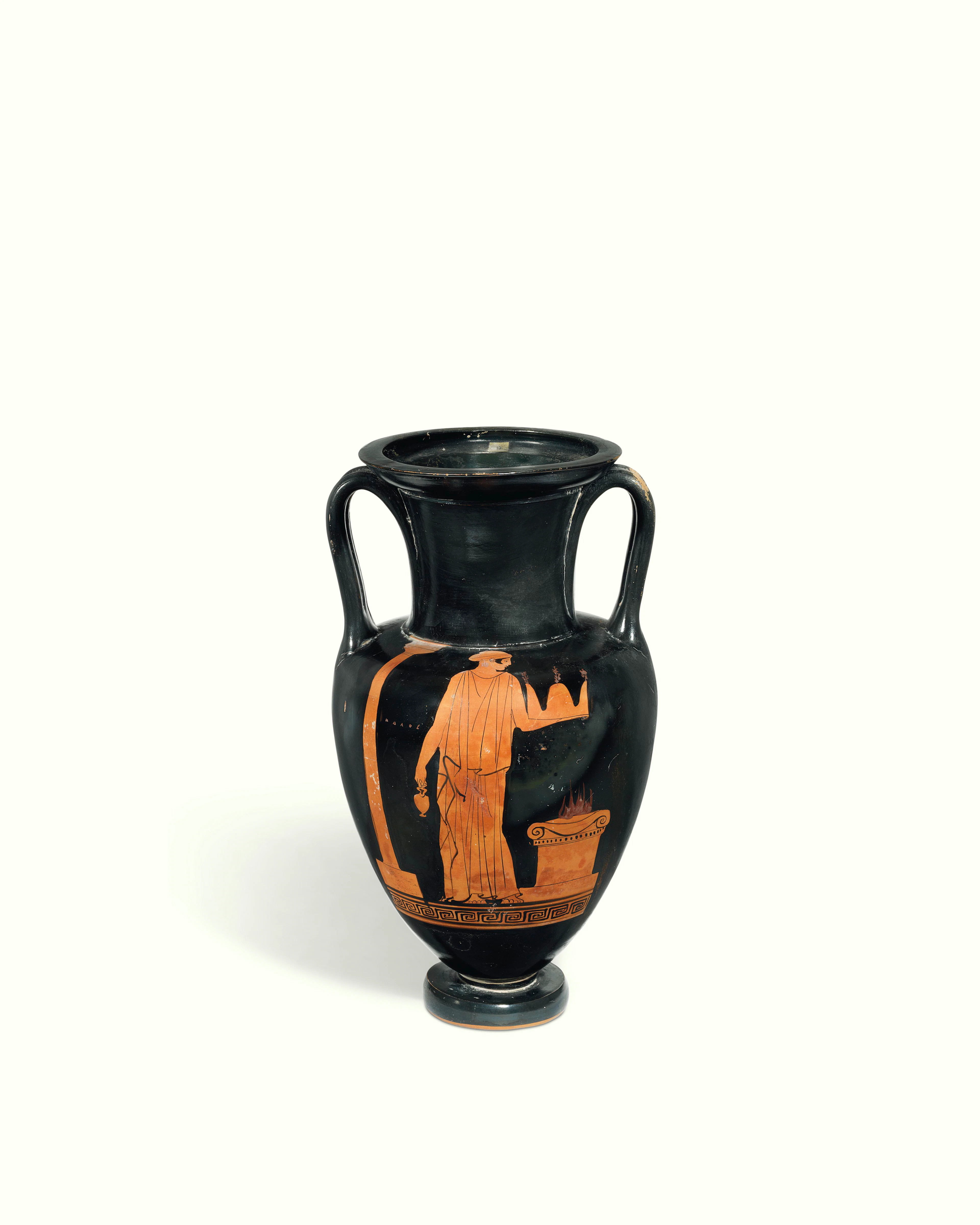 AN ATTIC RED-FIGURED NOLAN AMPHORA