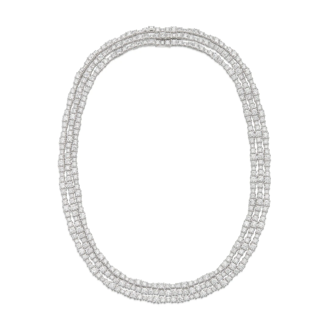 CARTIER DIAMOND 'ESSENTIAL LINES' NECKLACE