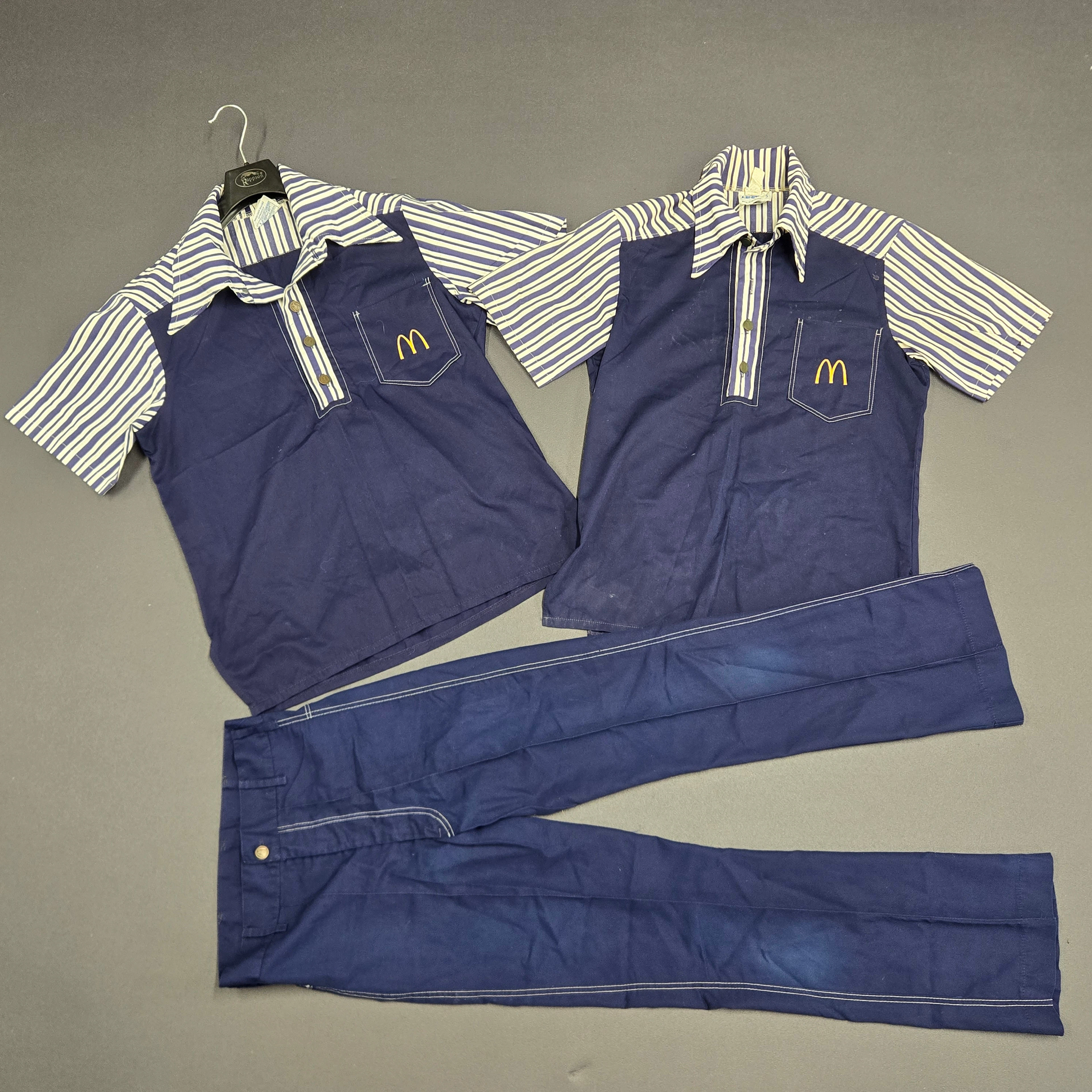 AUTHENTIC 1975 UK MCDONALD'S UNIFORM.