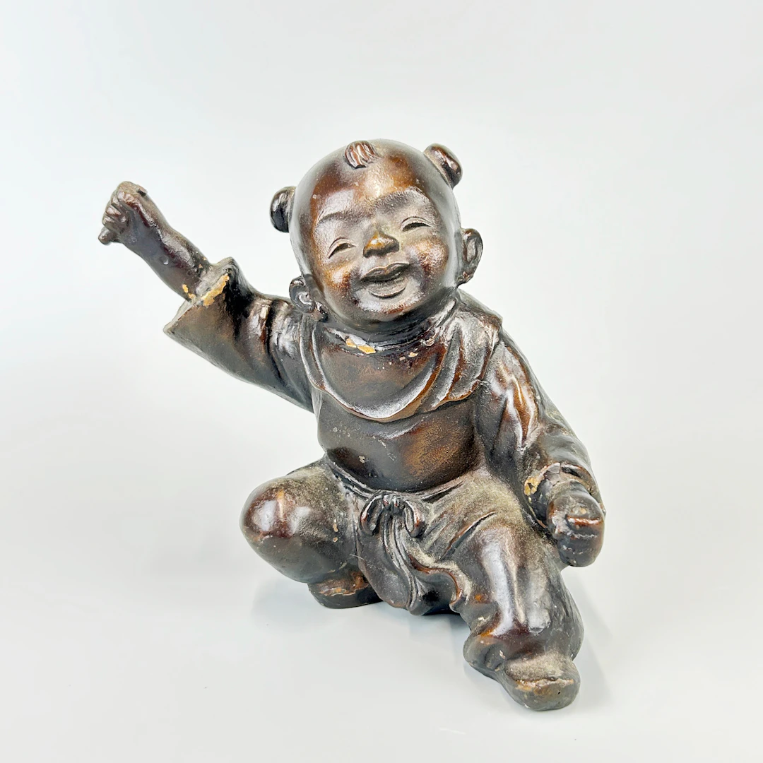 JAPANESE BRONZE CHILD.