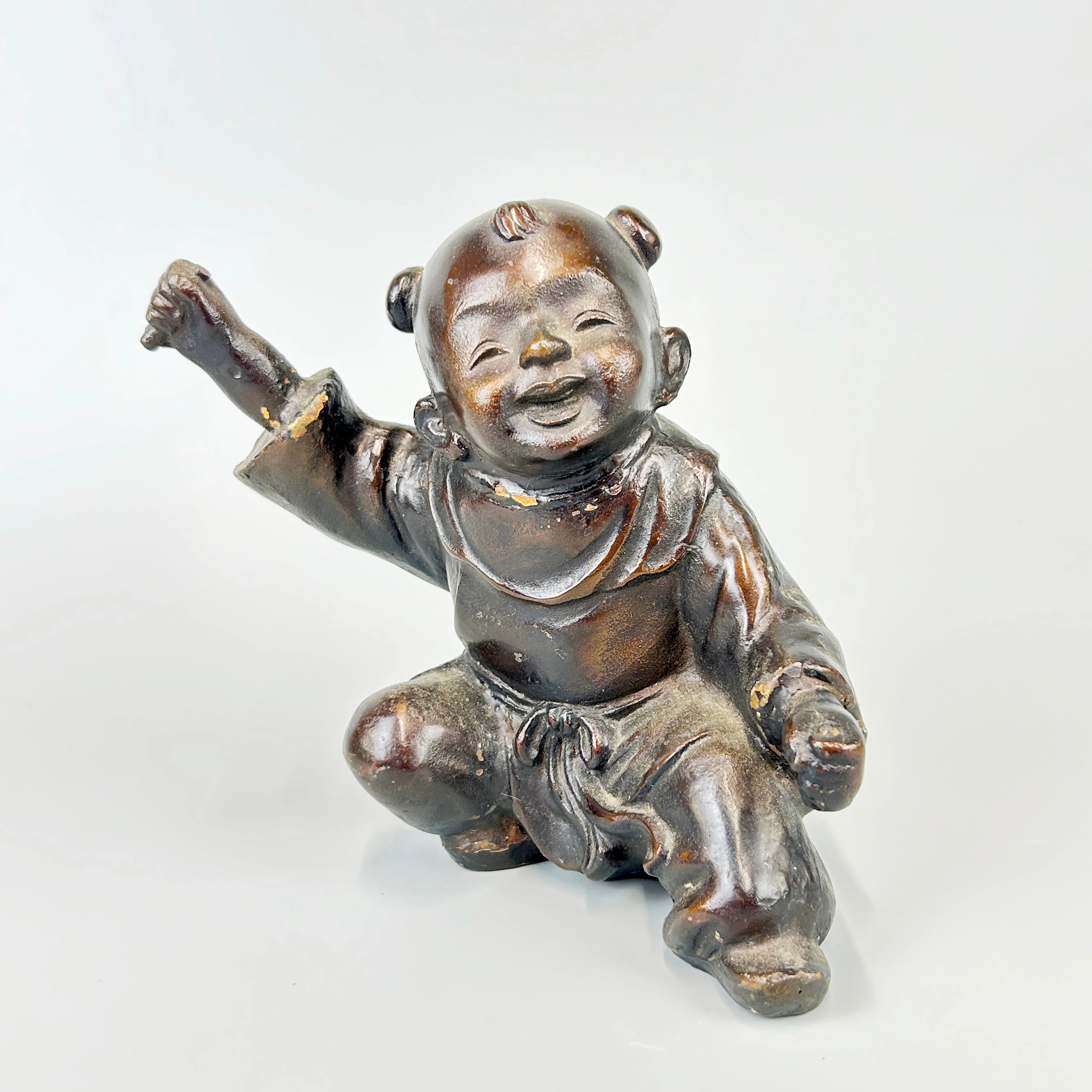 JAPANESE BRONZE CHILD.
