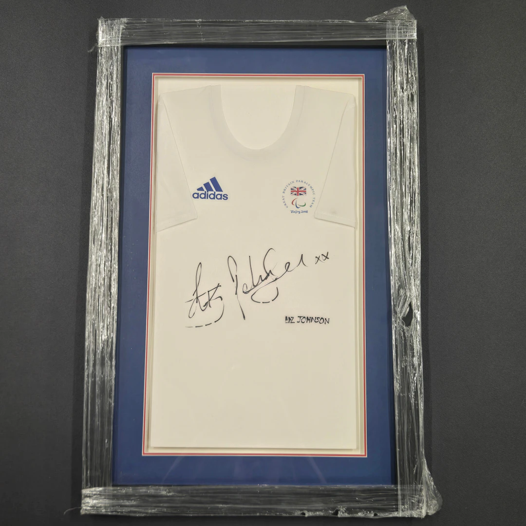 SIGNED PARALYMPIC SHIRT.
