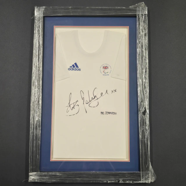 SIGNED PARALYMPIC SHIRT.