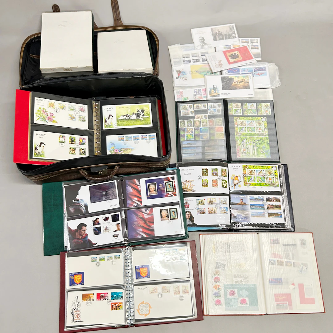 JERSEY STAMP COLLECTION.