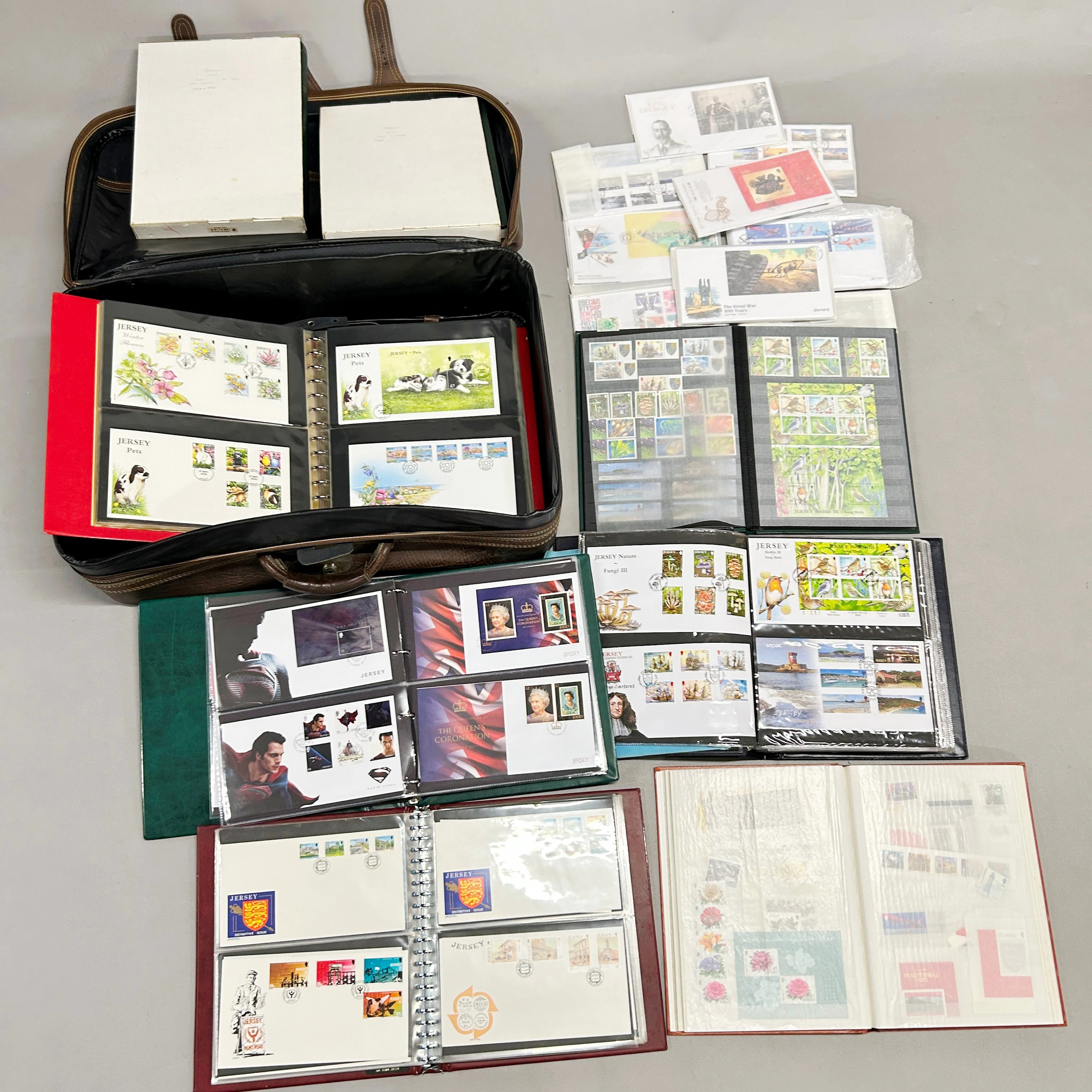 JERSEY STAMP COLLECTION.
