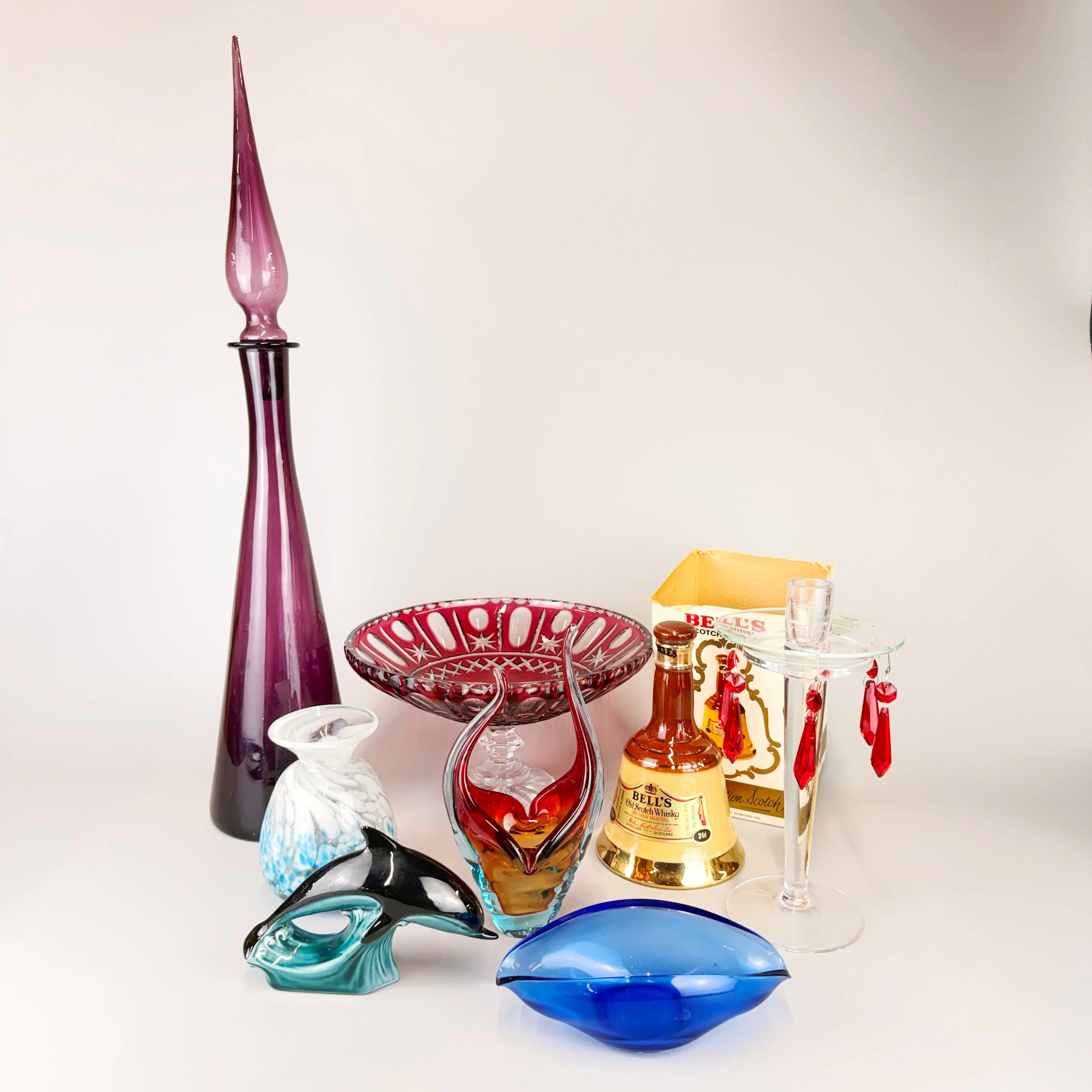 MIXED GLASSWARE ITEMS, ETC.