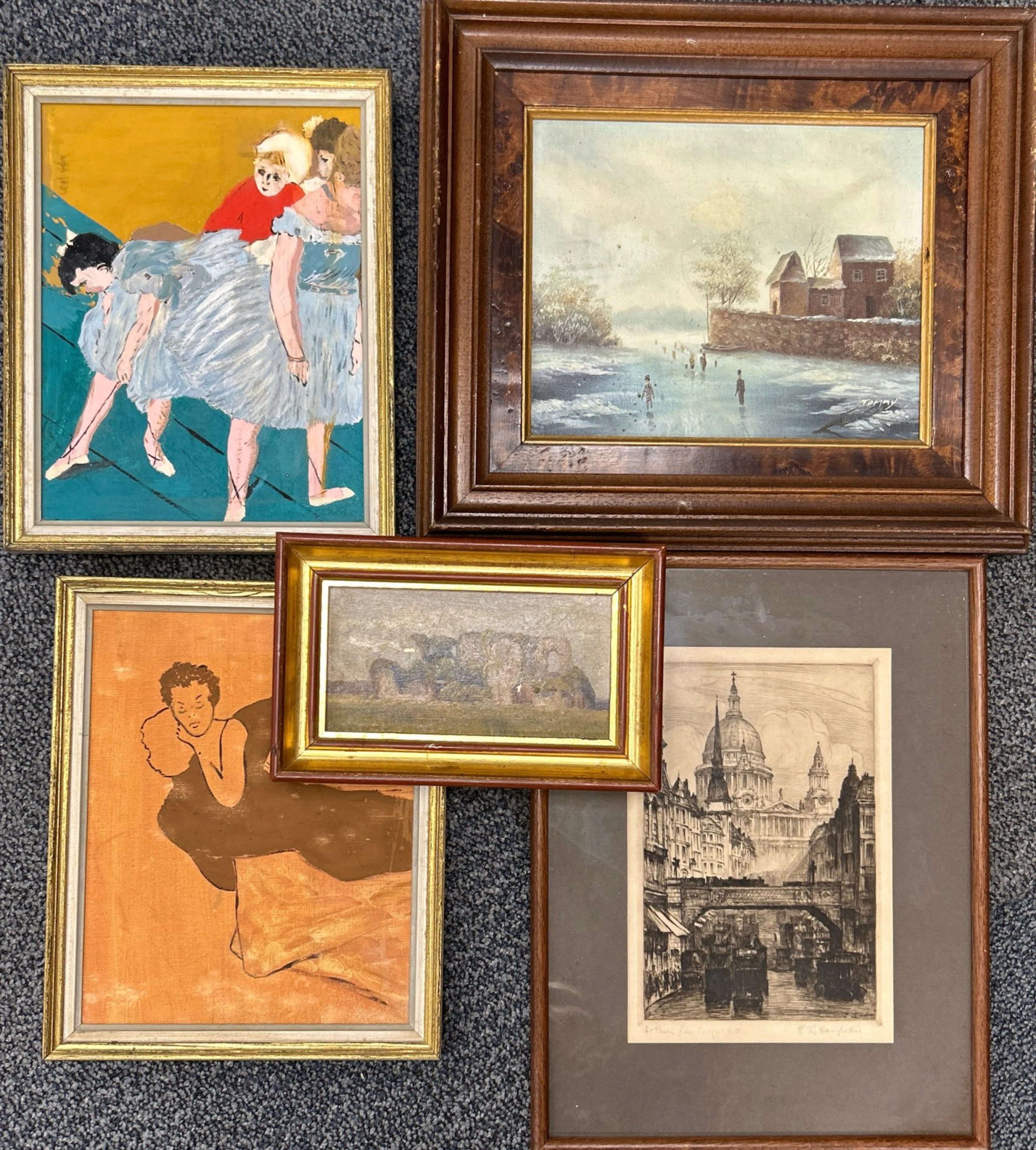 QTY. OF PAINTINGS.