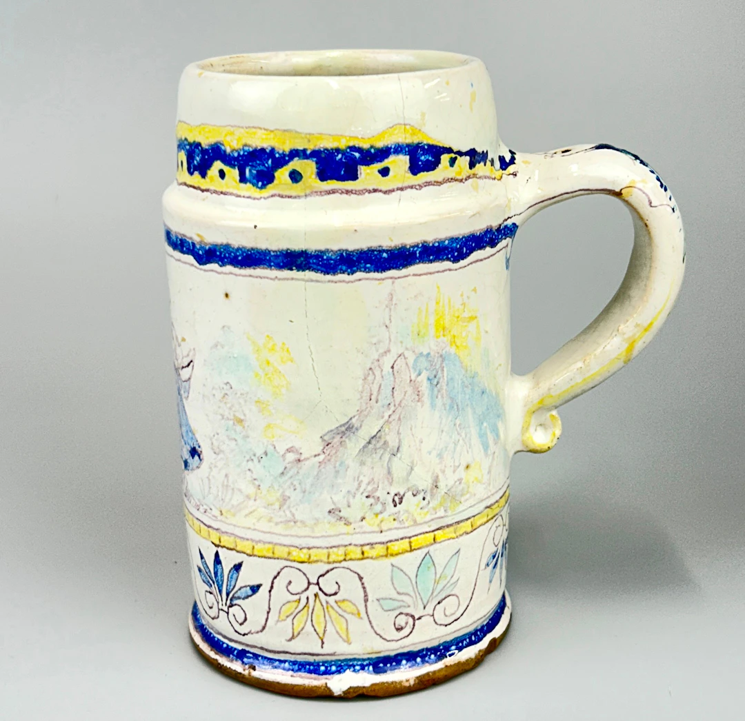 EARLY ENGLISH BEER STEIN.