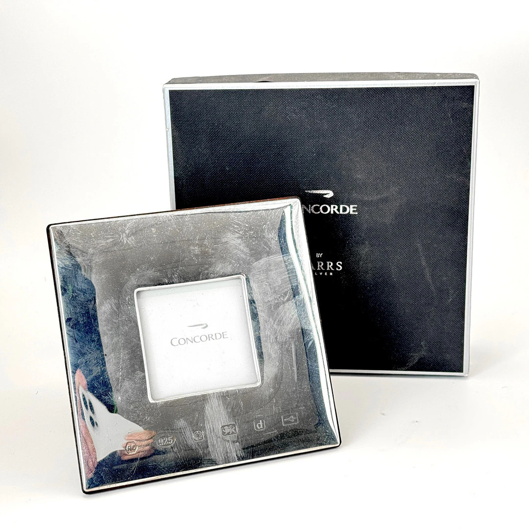 CONCORDE SILVER PHOTO FRAME.