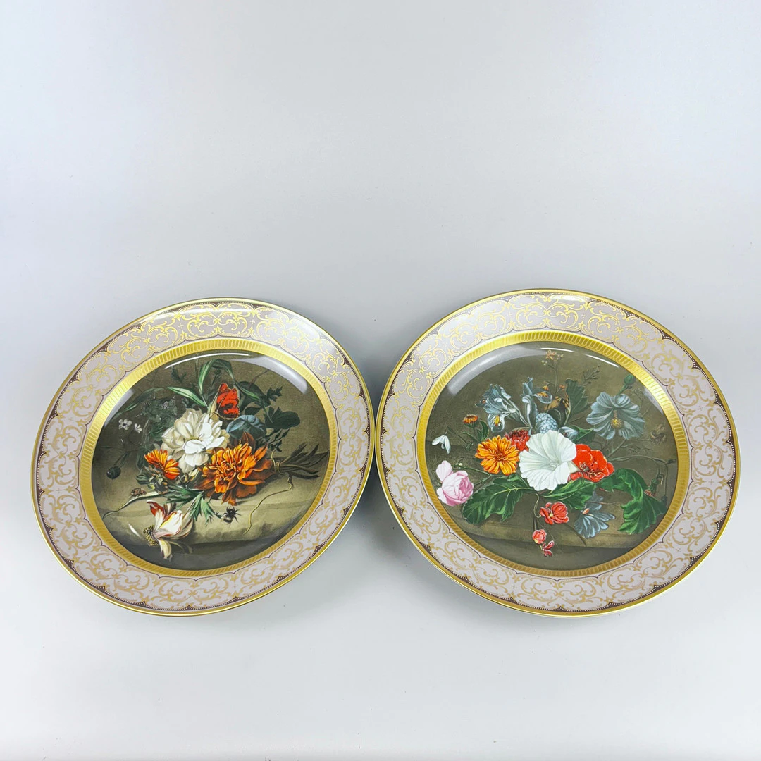 TWO KAISER PLATES.