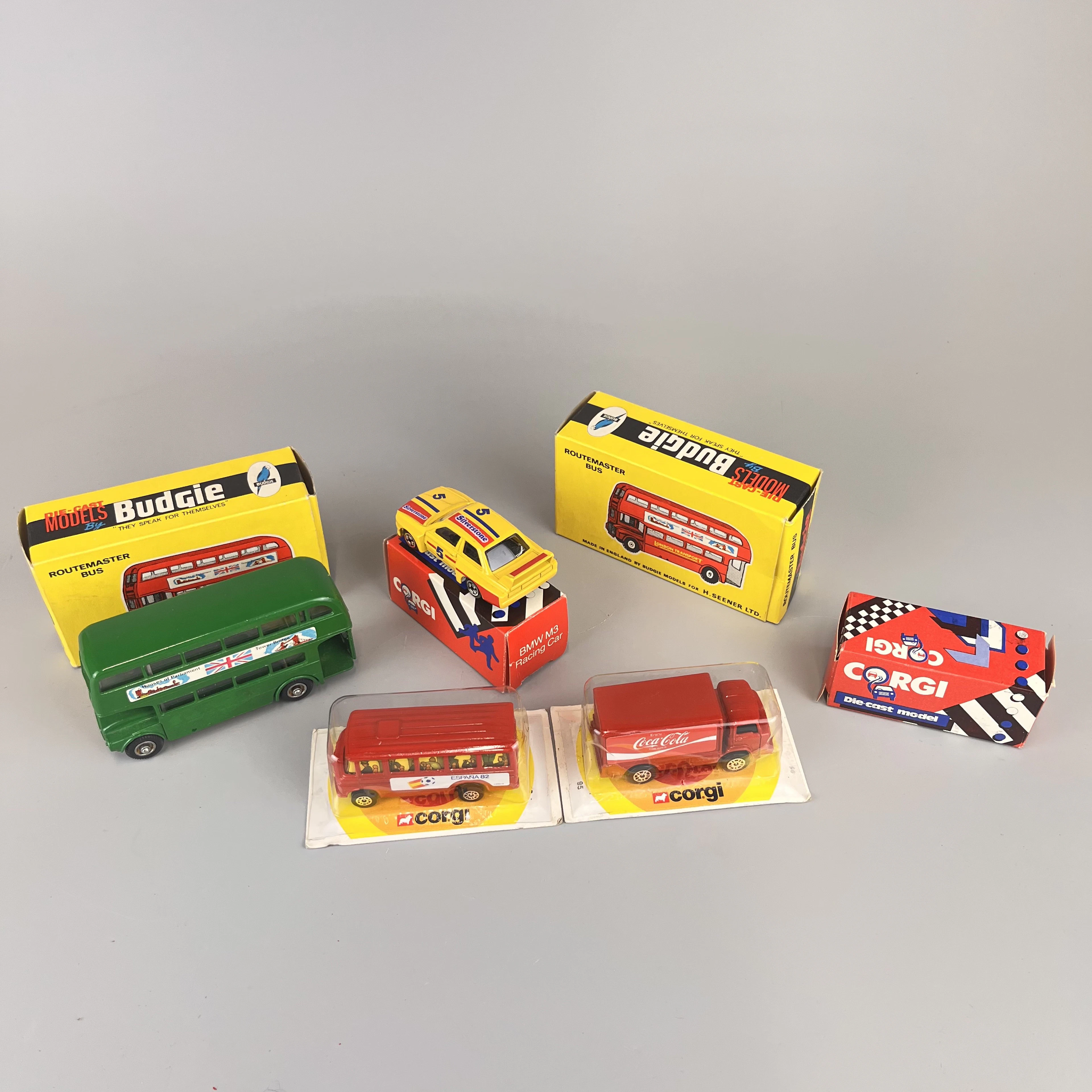 CORGI & BUDGIE DIE-CAST VEHICLES.