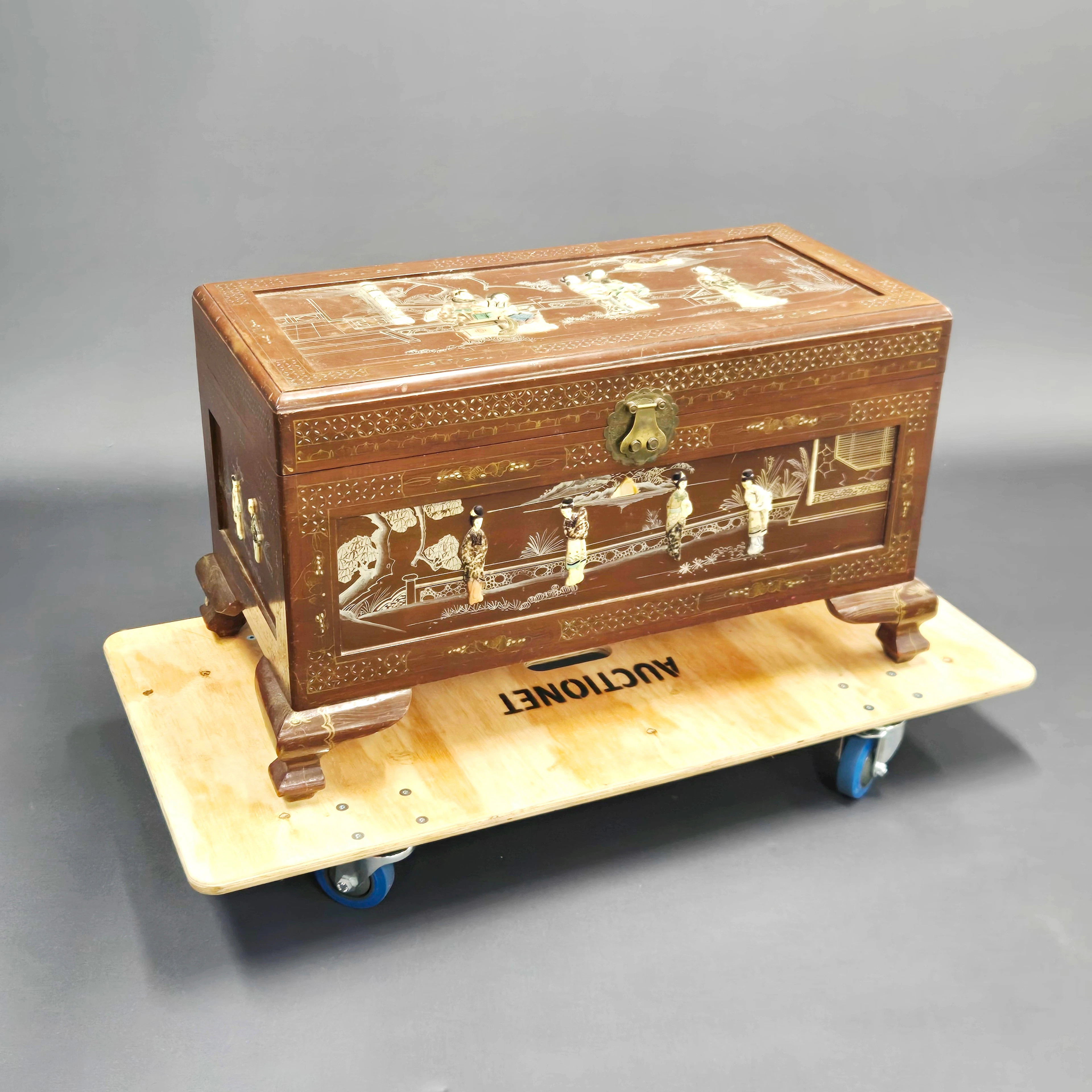 CHINESE CAMPHOR TRUNK.