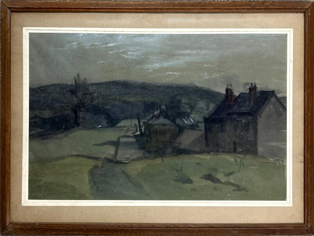 FRAMED WATERCOLOUR.