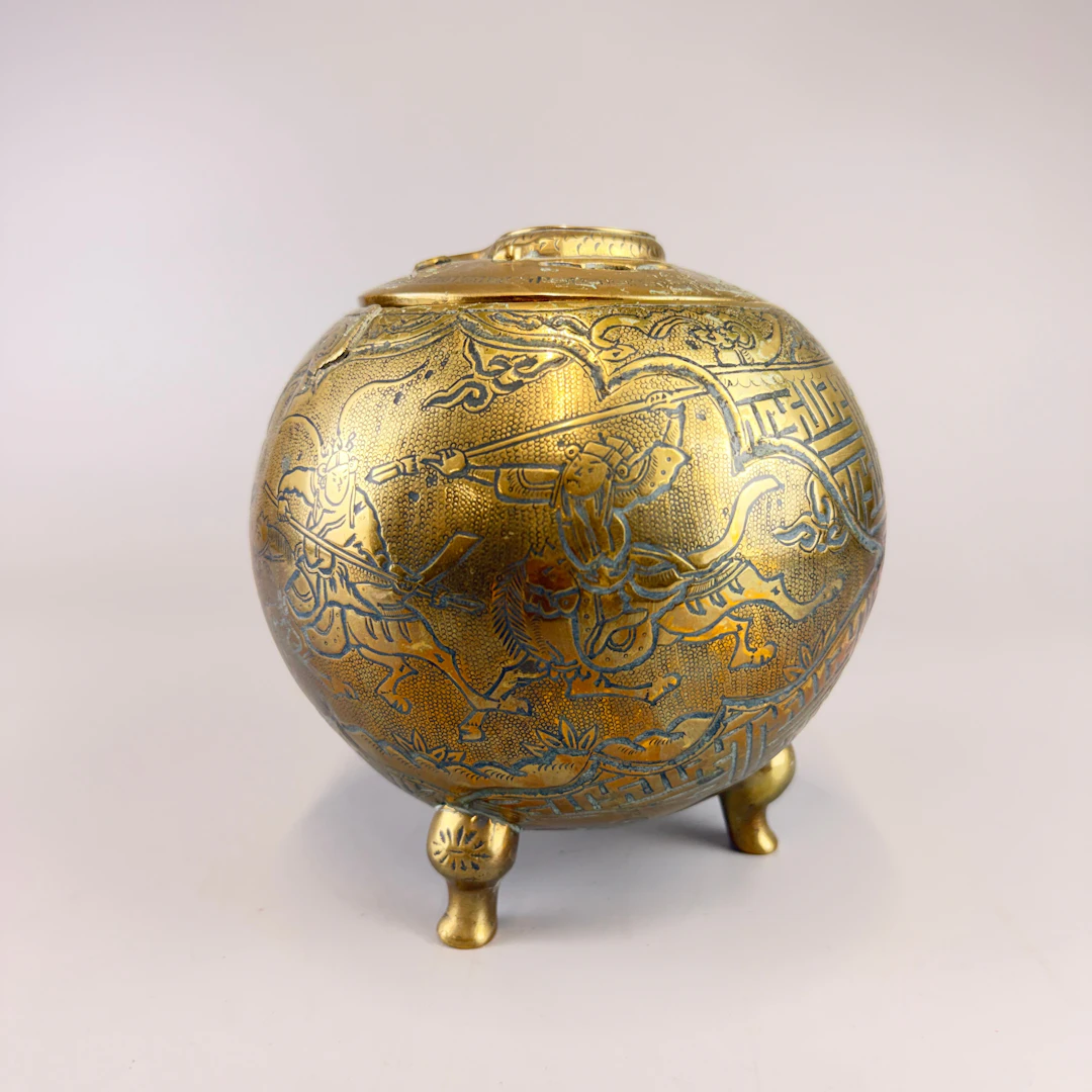 CHINESE BRASS CENSER.