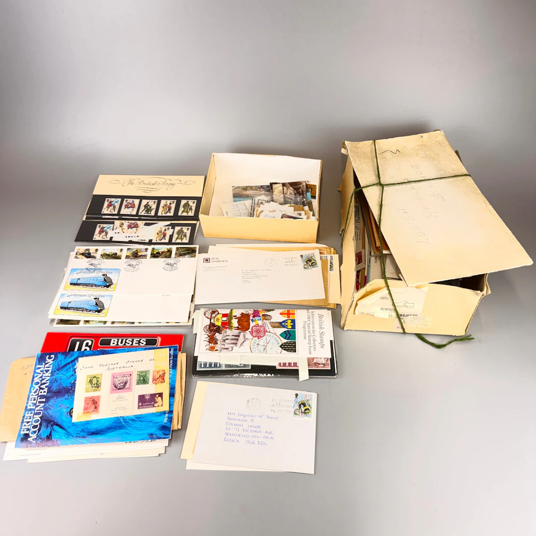 FIRST DAY COVER AND LOOSE STAMPS.