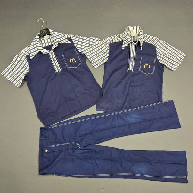 AUTHENTIC 1975 UK MCDONALD'S UNIFORM.