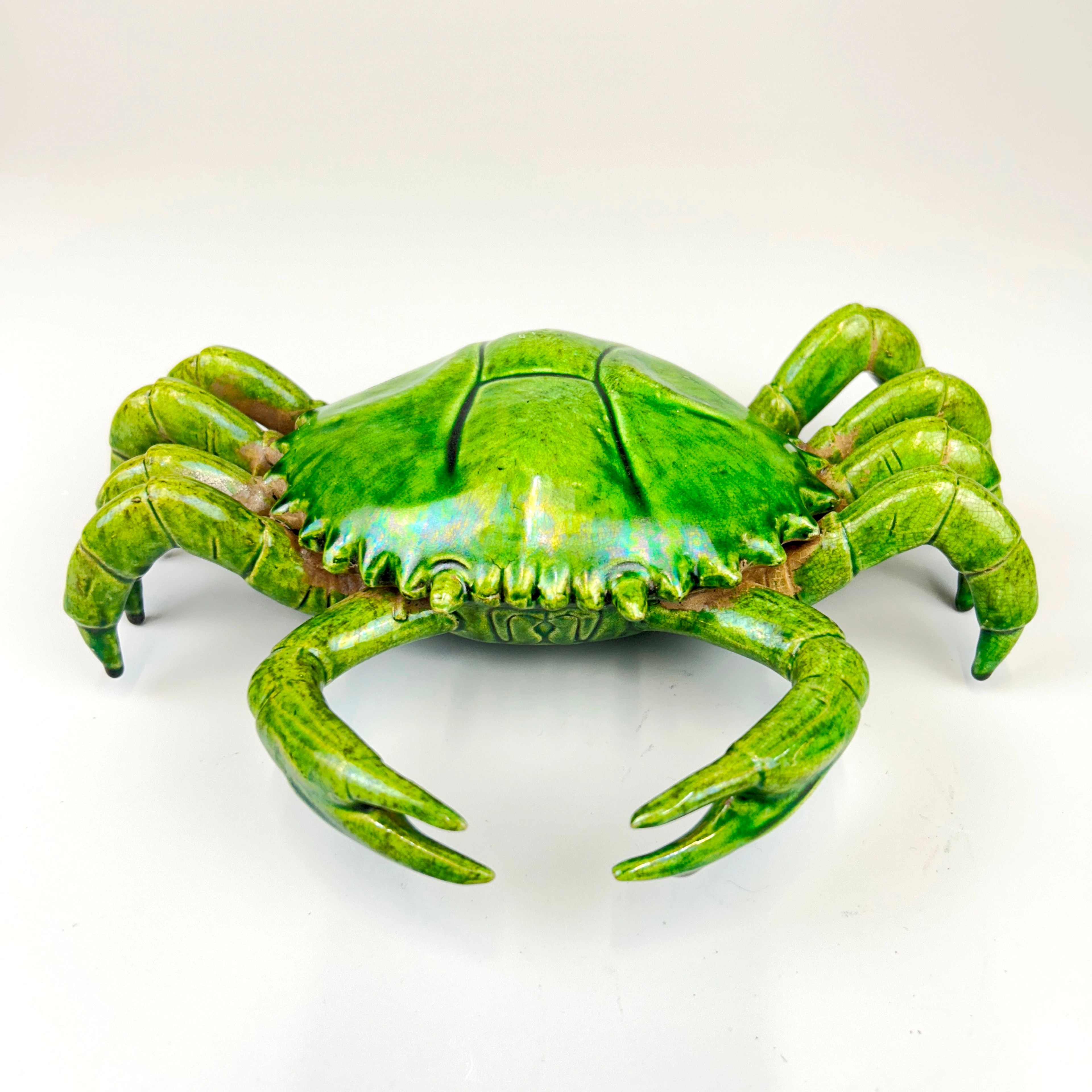 CHINESE POTTERY CRAB.