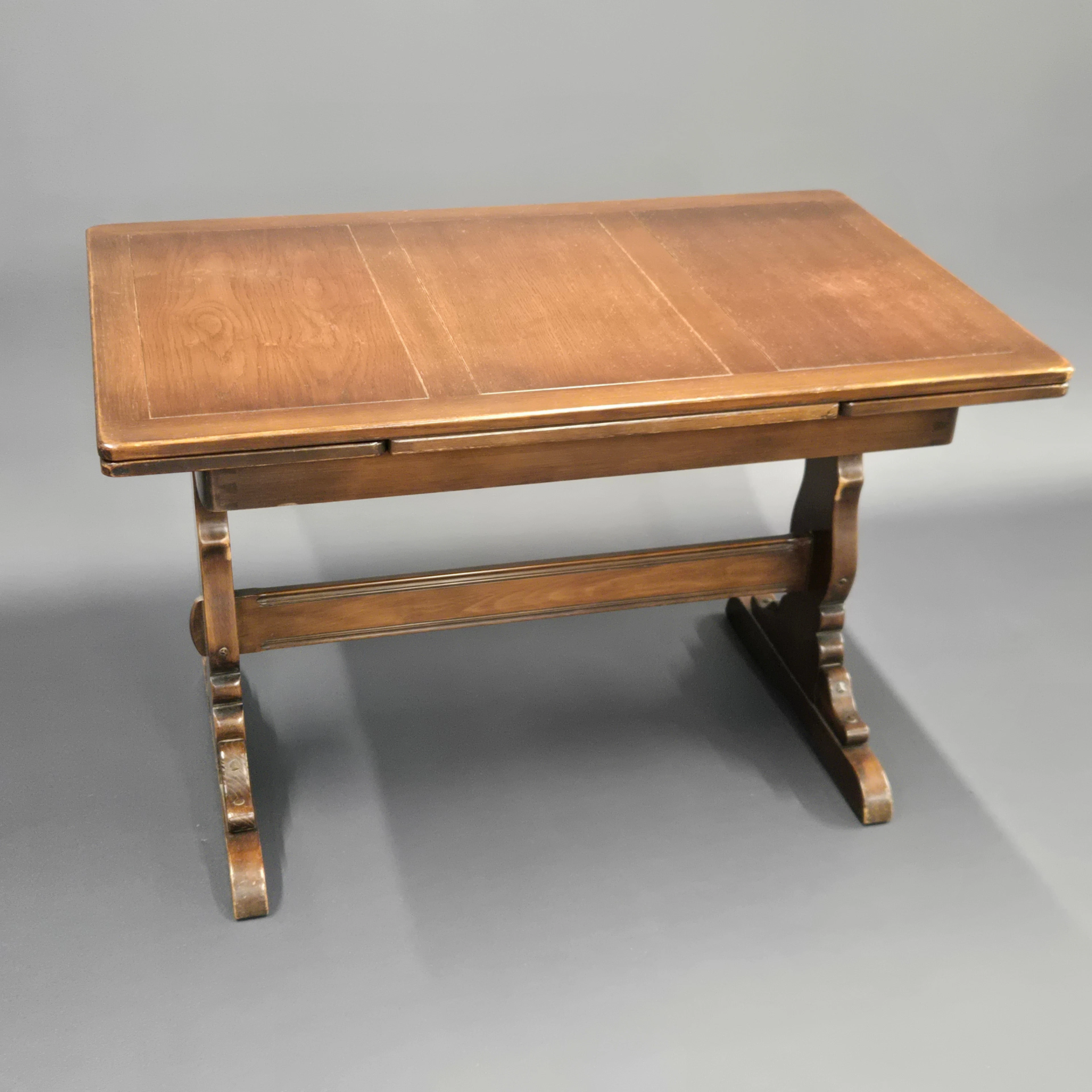 ERCOL GOLDEN DAWN DINING TABLE.
