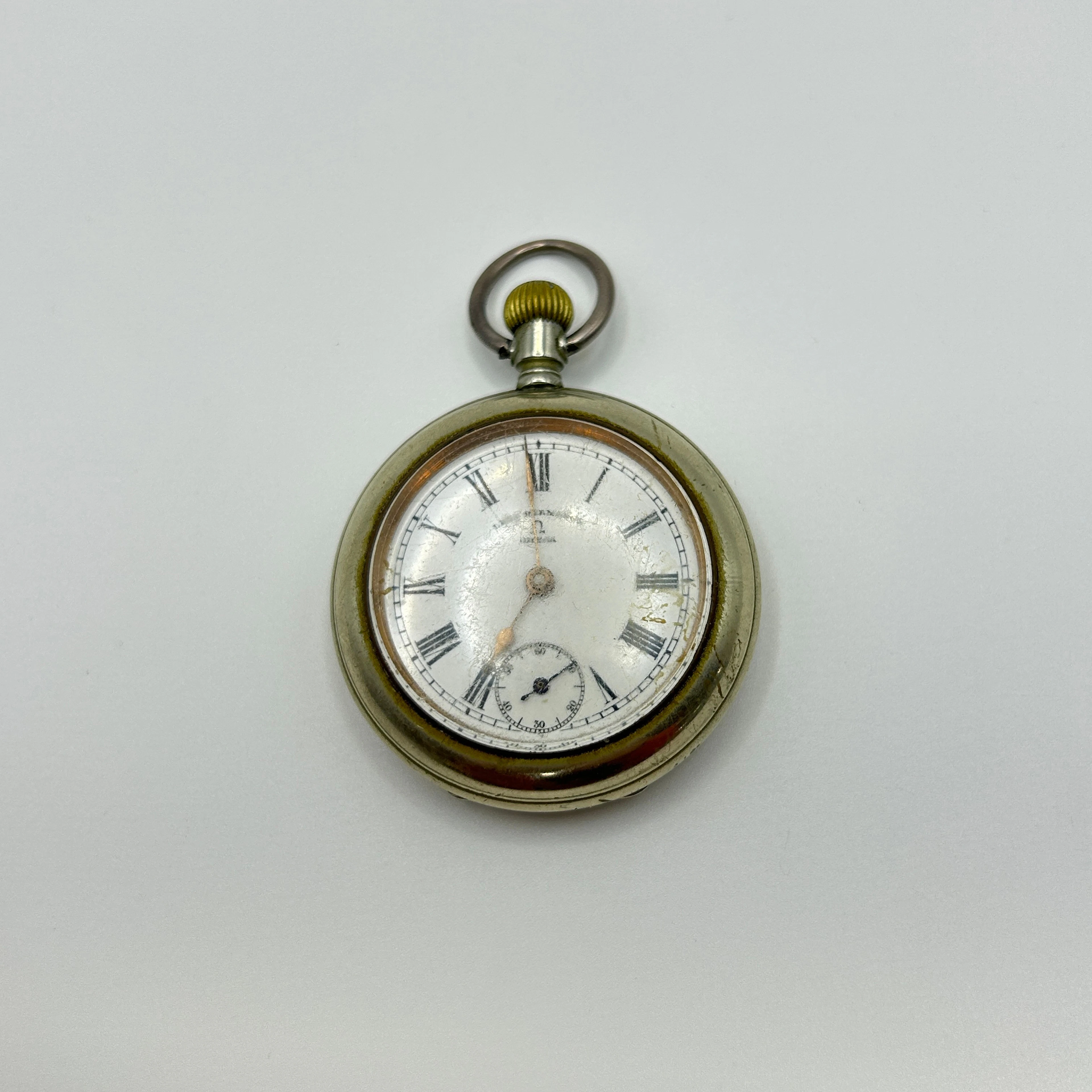 ANTIQUE OMEGA POCKET WATCH.