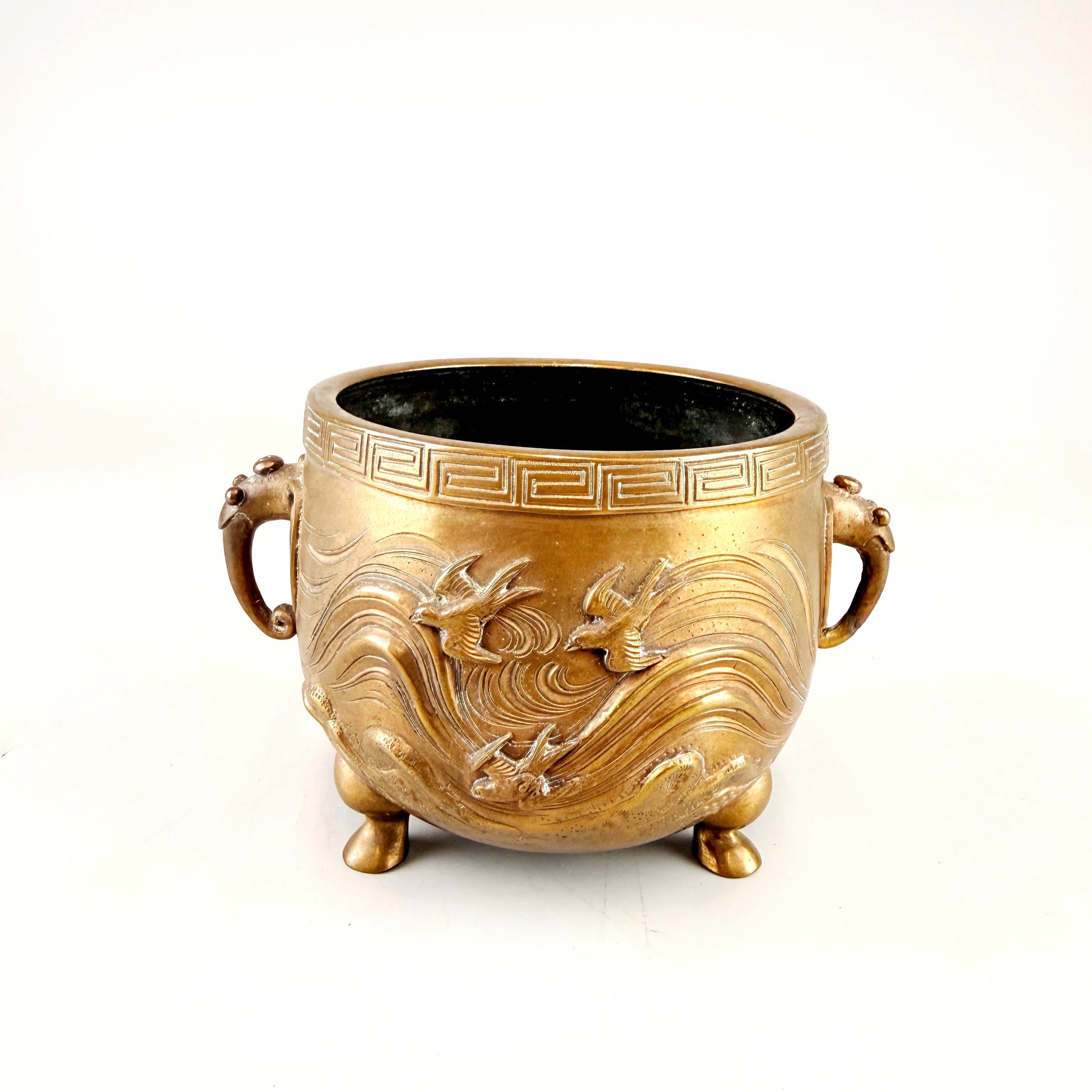 CHINESE BRONZE CENSOR.