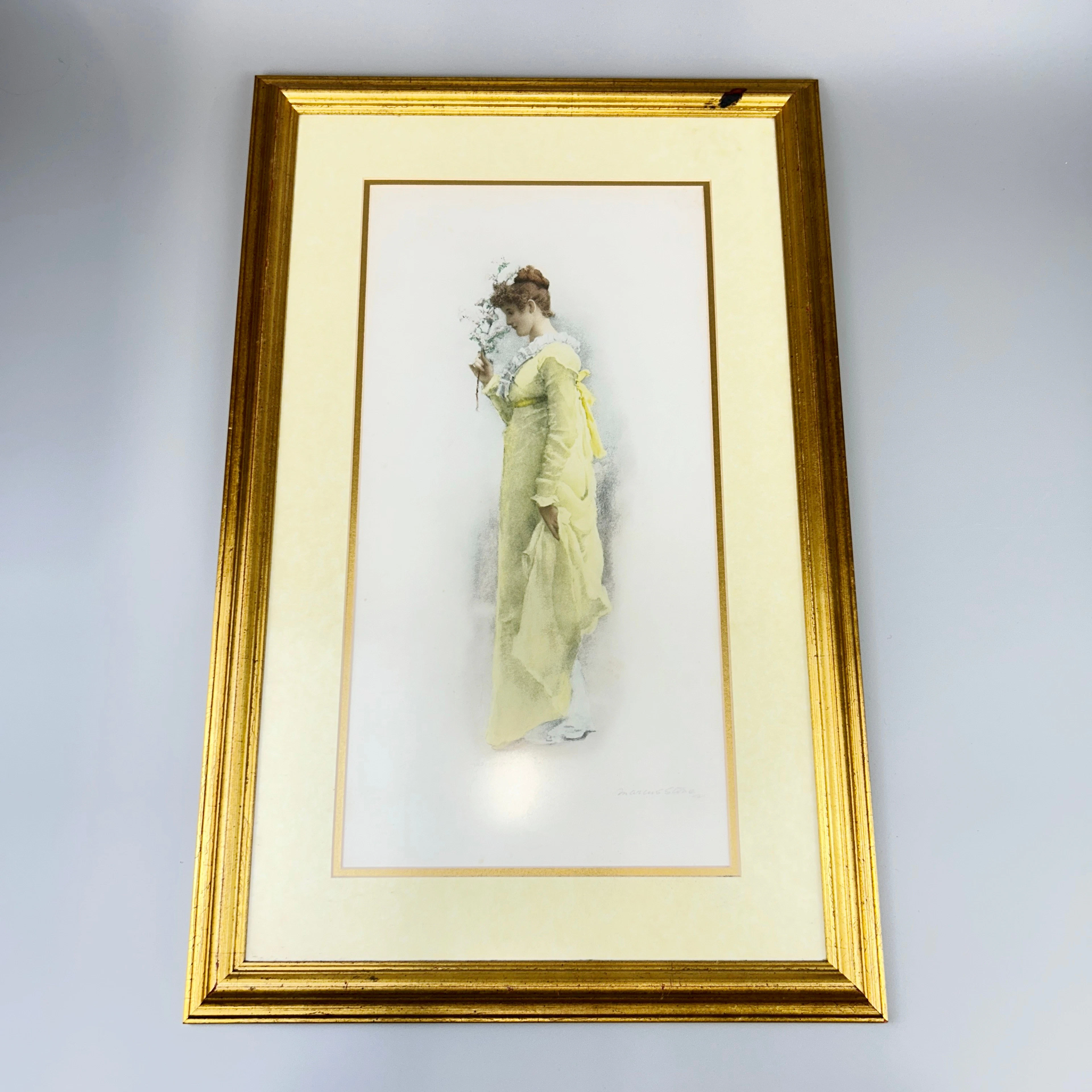 MARCUS STONE SIGNED LITHOGRAPH.