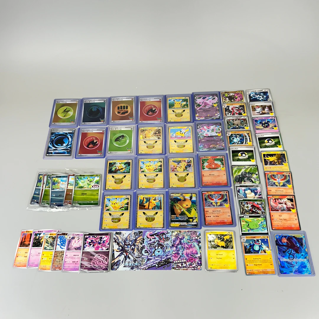 30TH ANNIVERSARY POKÉMON CARDS ETC.