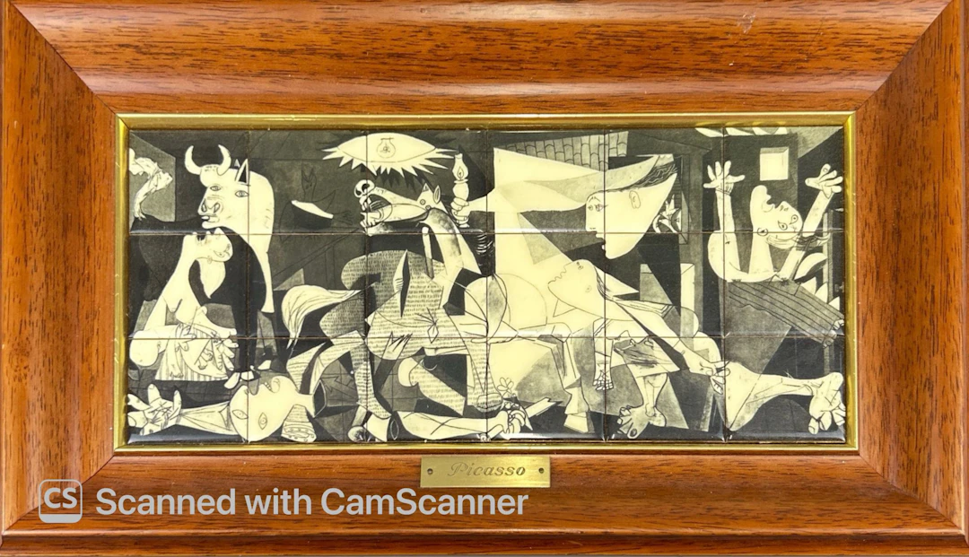 REPRODUCTION PICASSO STYLE MURAL.