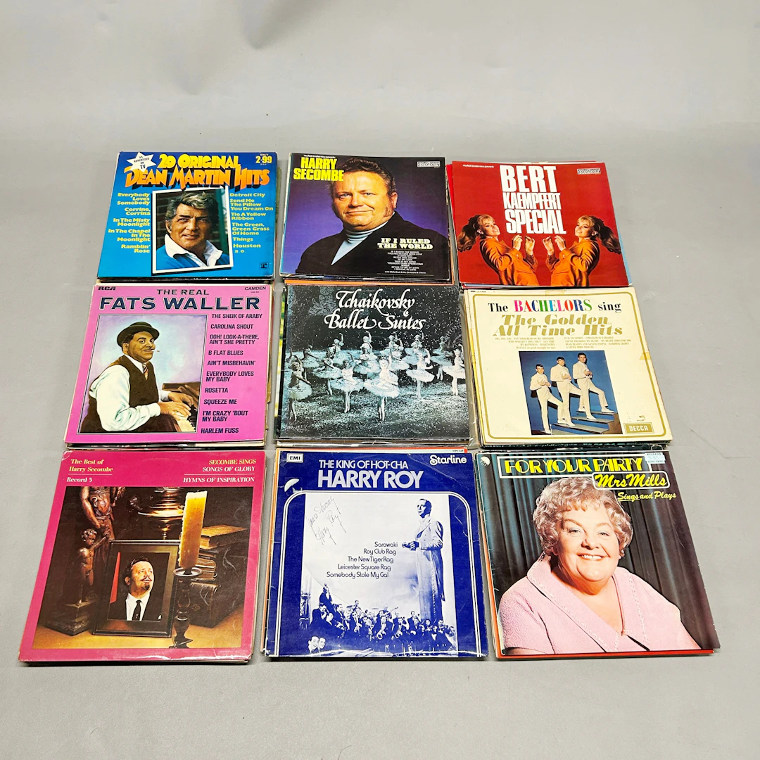 BOX OF RECORDS.