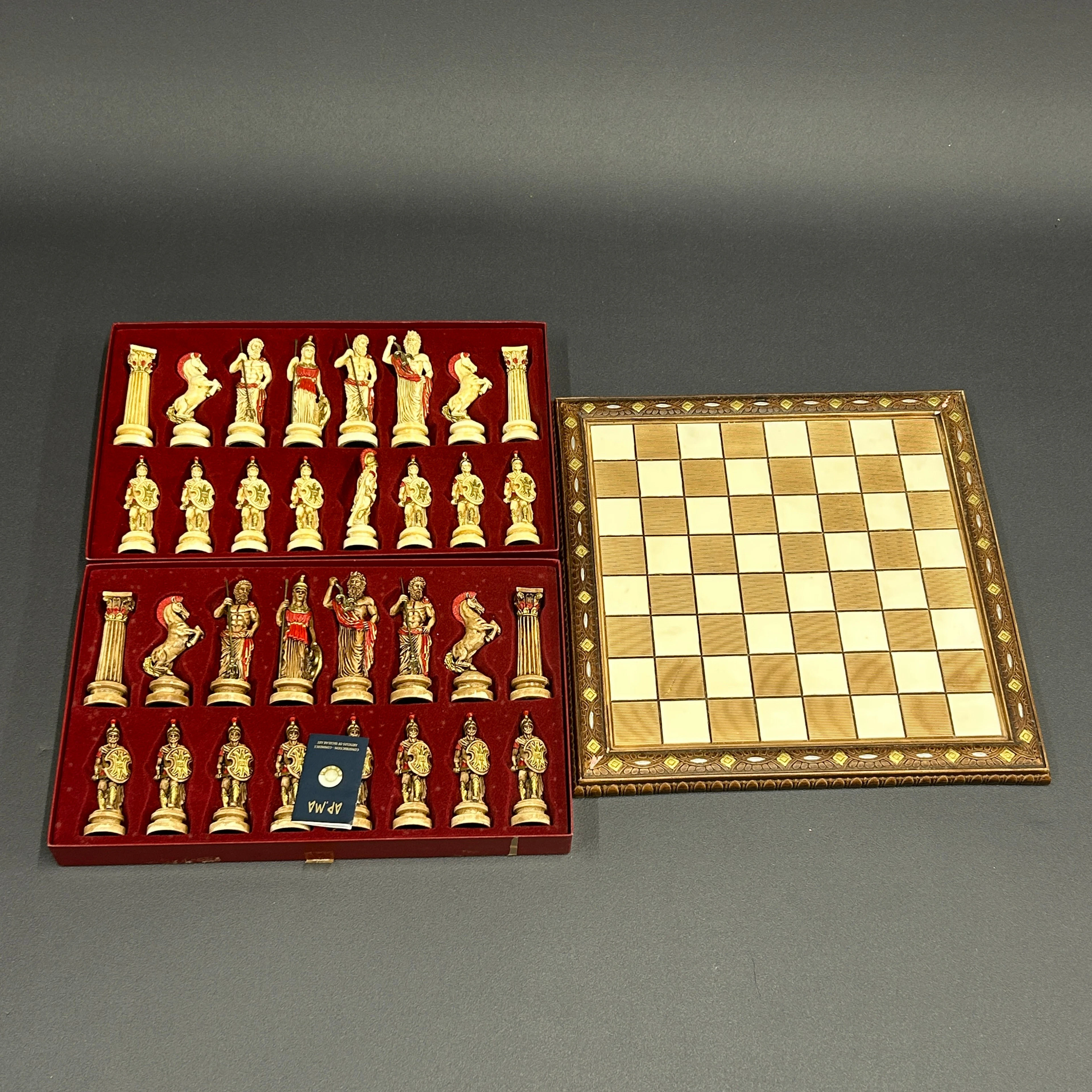 MYTHOLOGY CHESS SET.