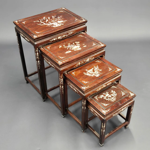 CHINESE NEST OF TABLES.