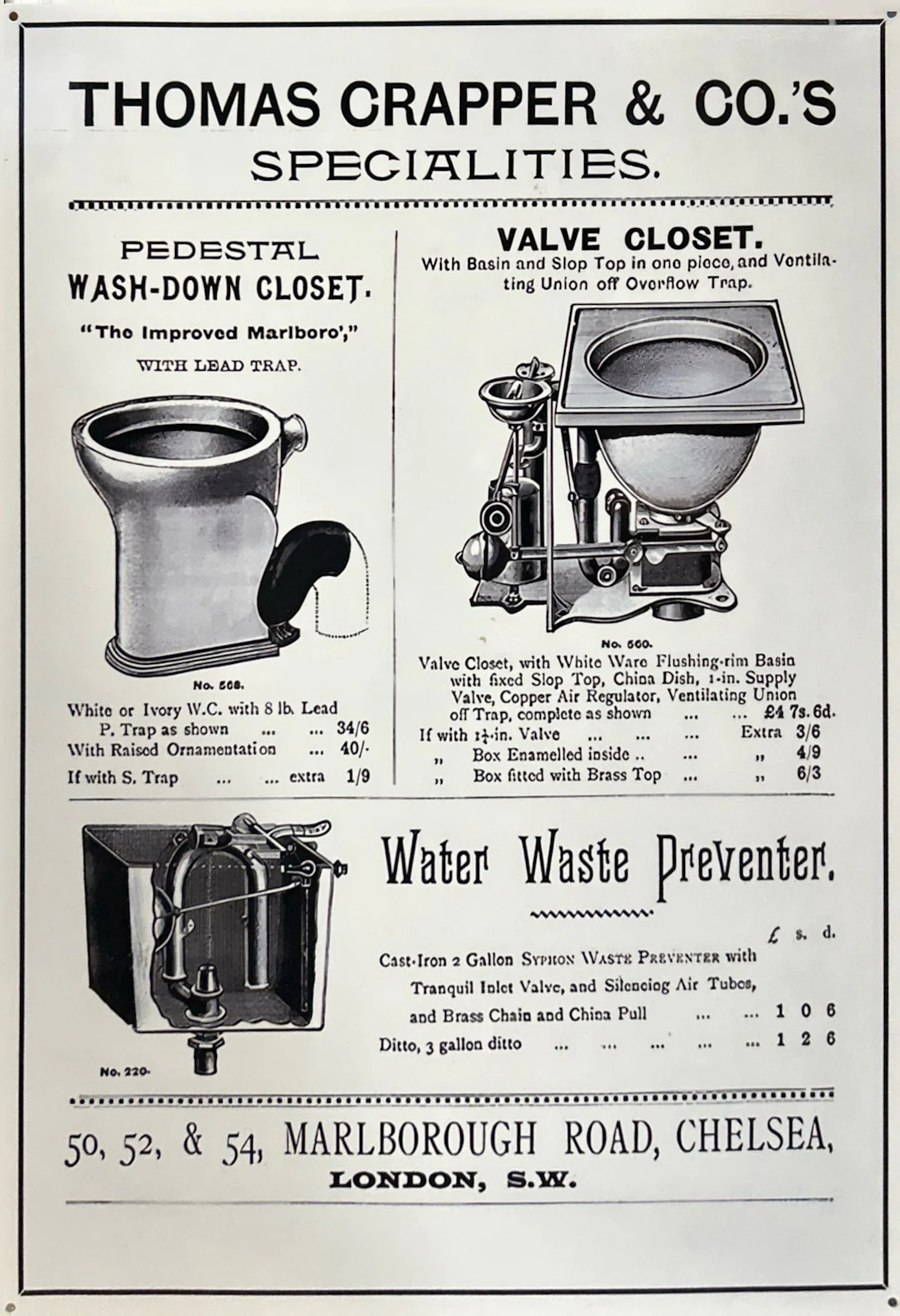 TIN ADVERTISING SIGN.