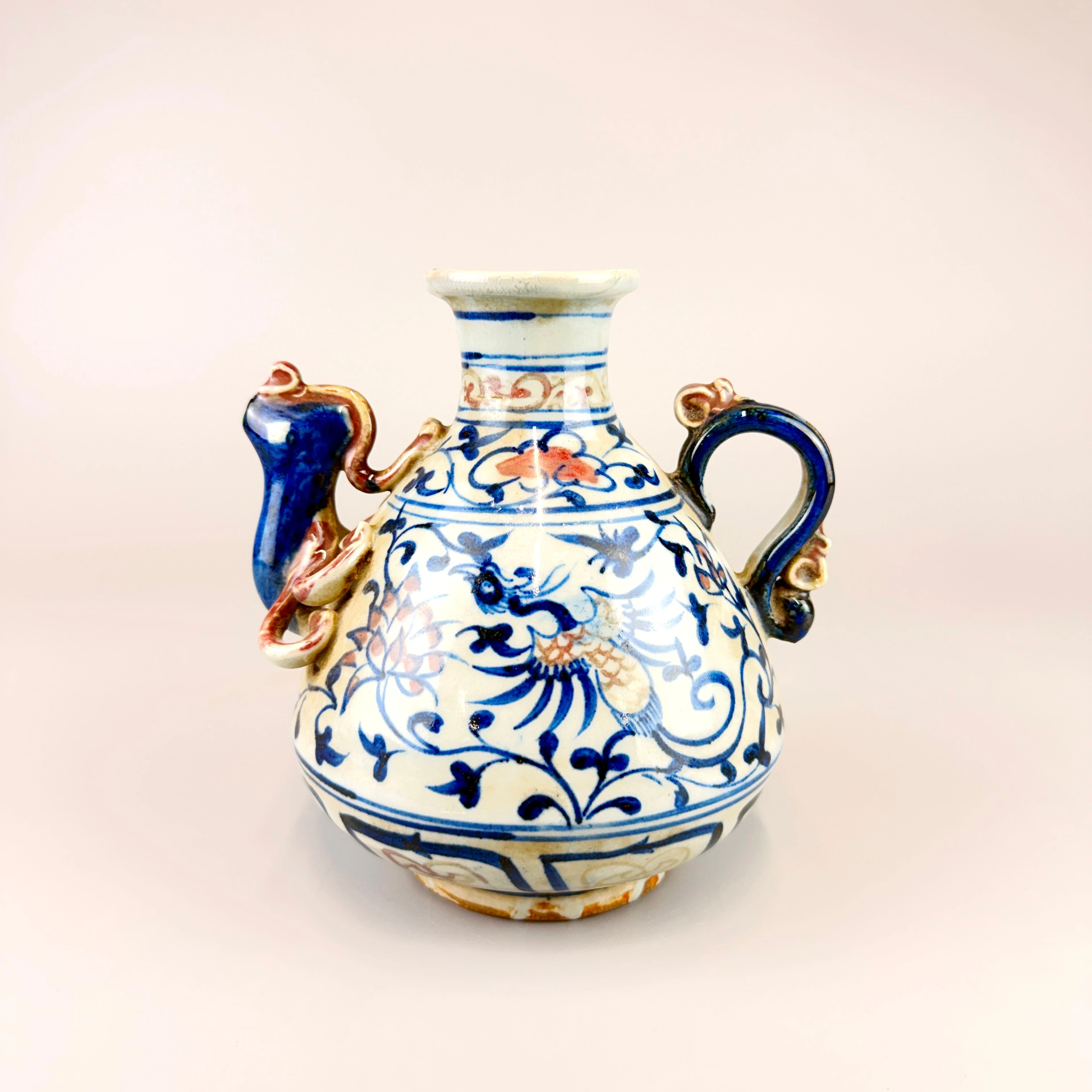 CHINESE WATER DROPPER/WINE JUG.