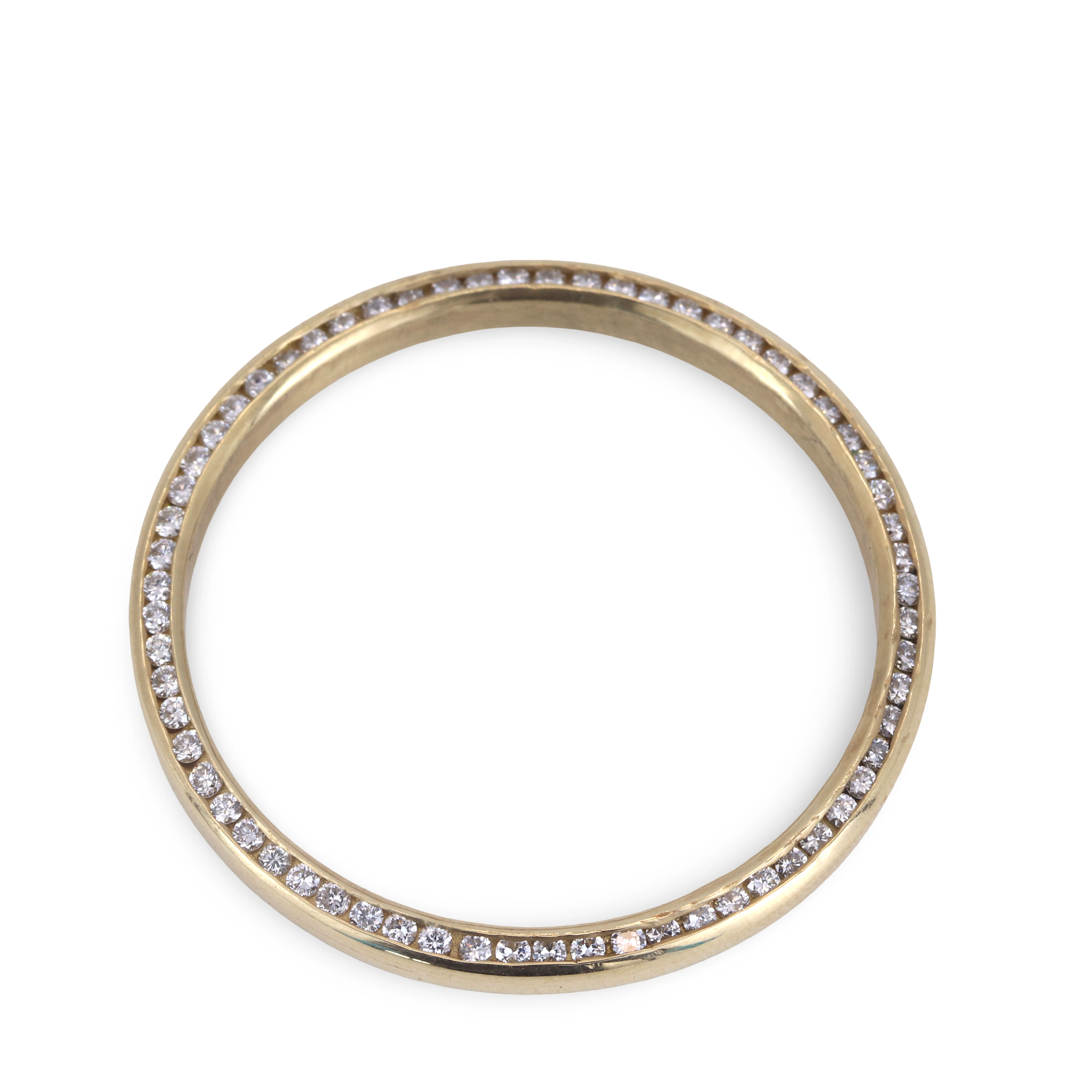 14CT DIAMOND ROLEX BEZEL.