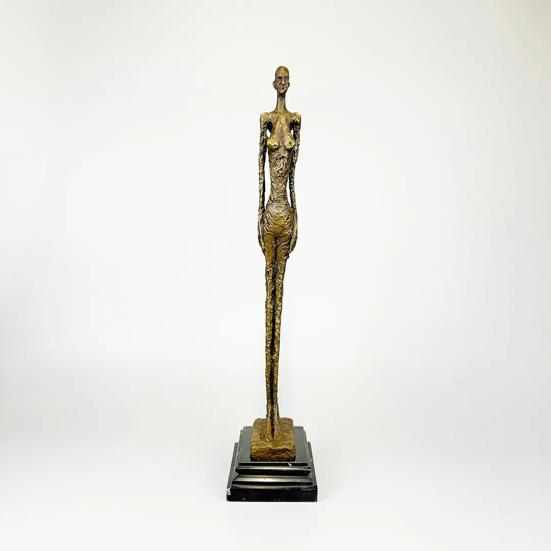 GIACOMETTI STYLE BRONZE.