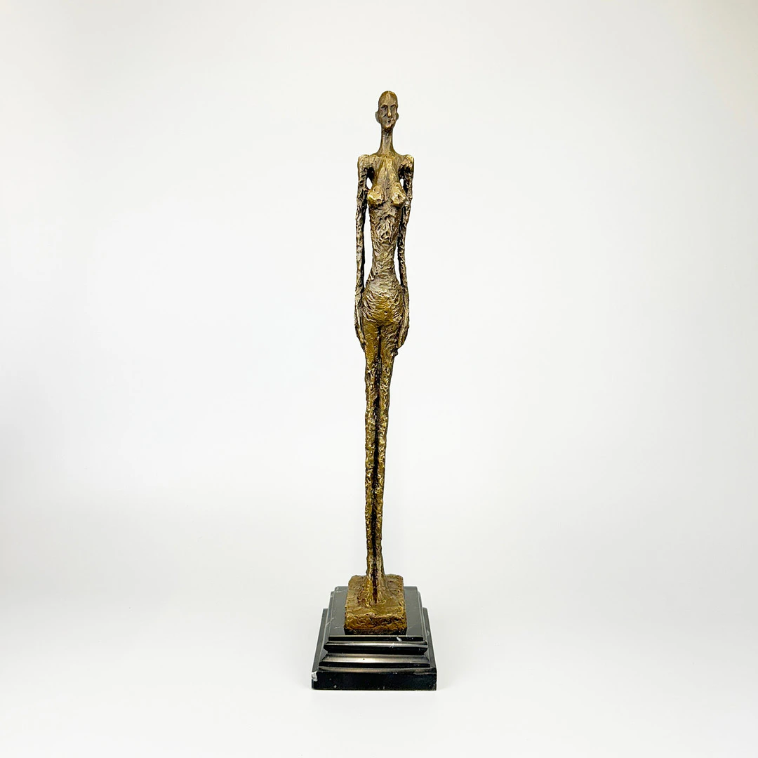 GIACOMETTI STYLE BRONZE.