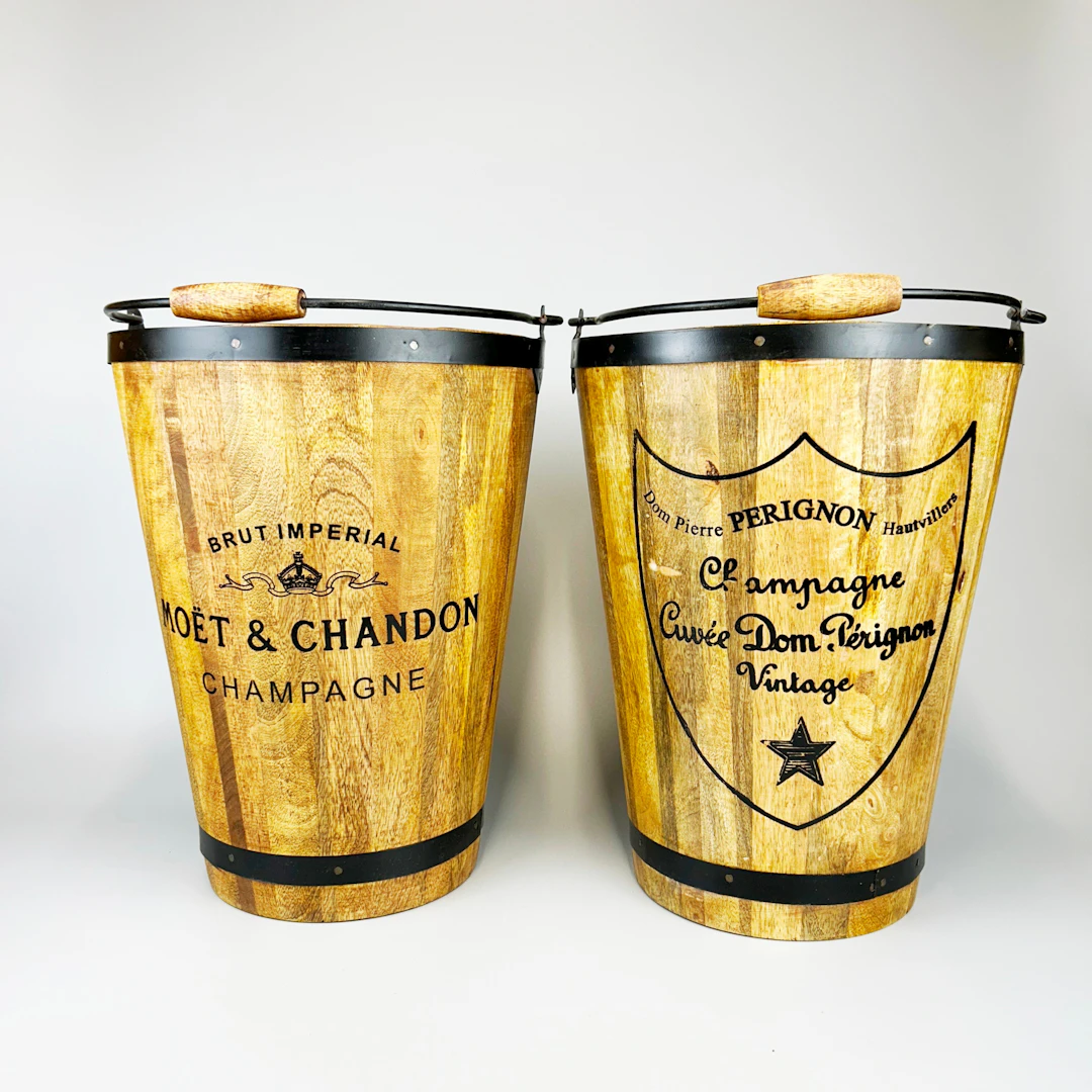 TWO ADVERTISING BUCKETS.